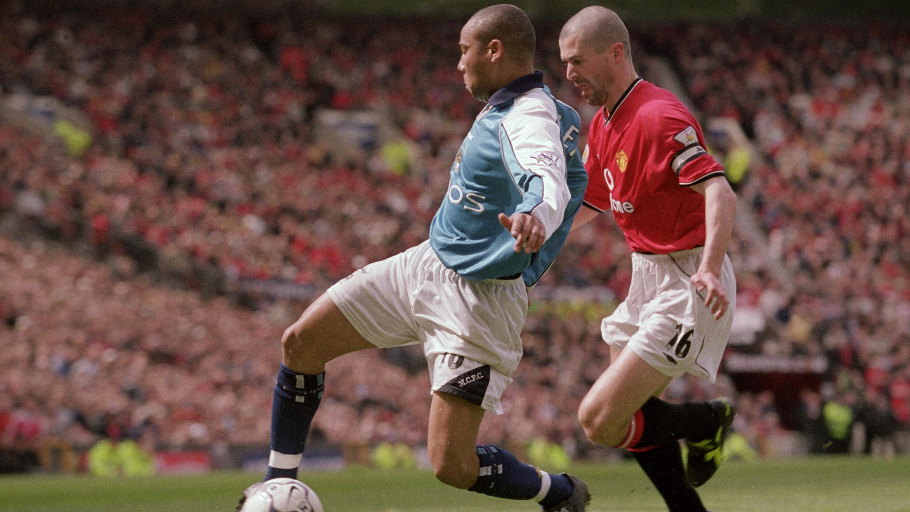 Jeff Whitley and Roy Keane