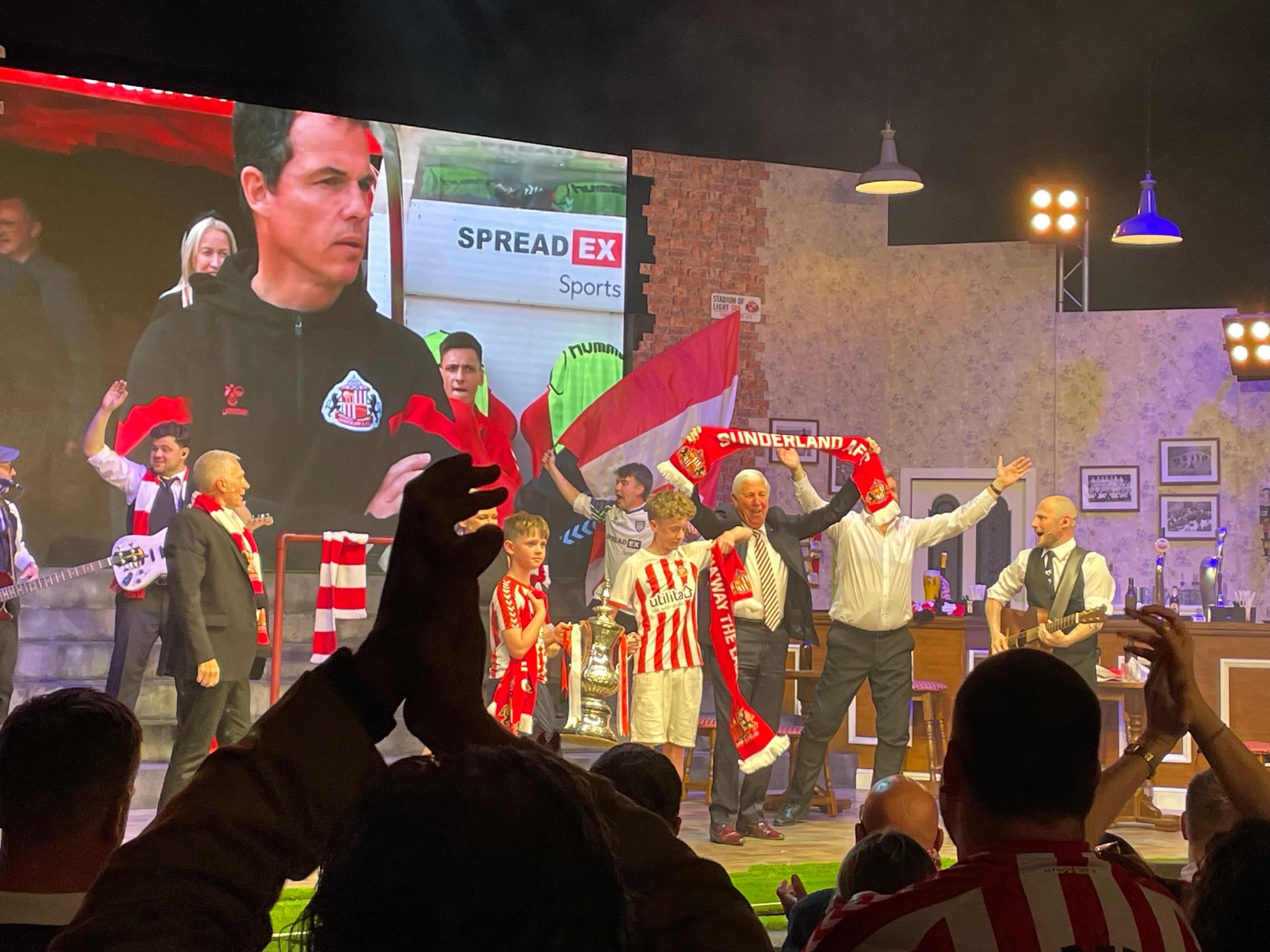 Sunderland promotion celebrations.