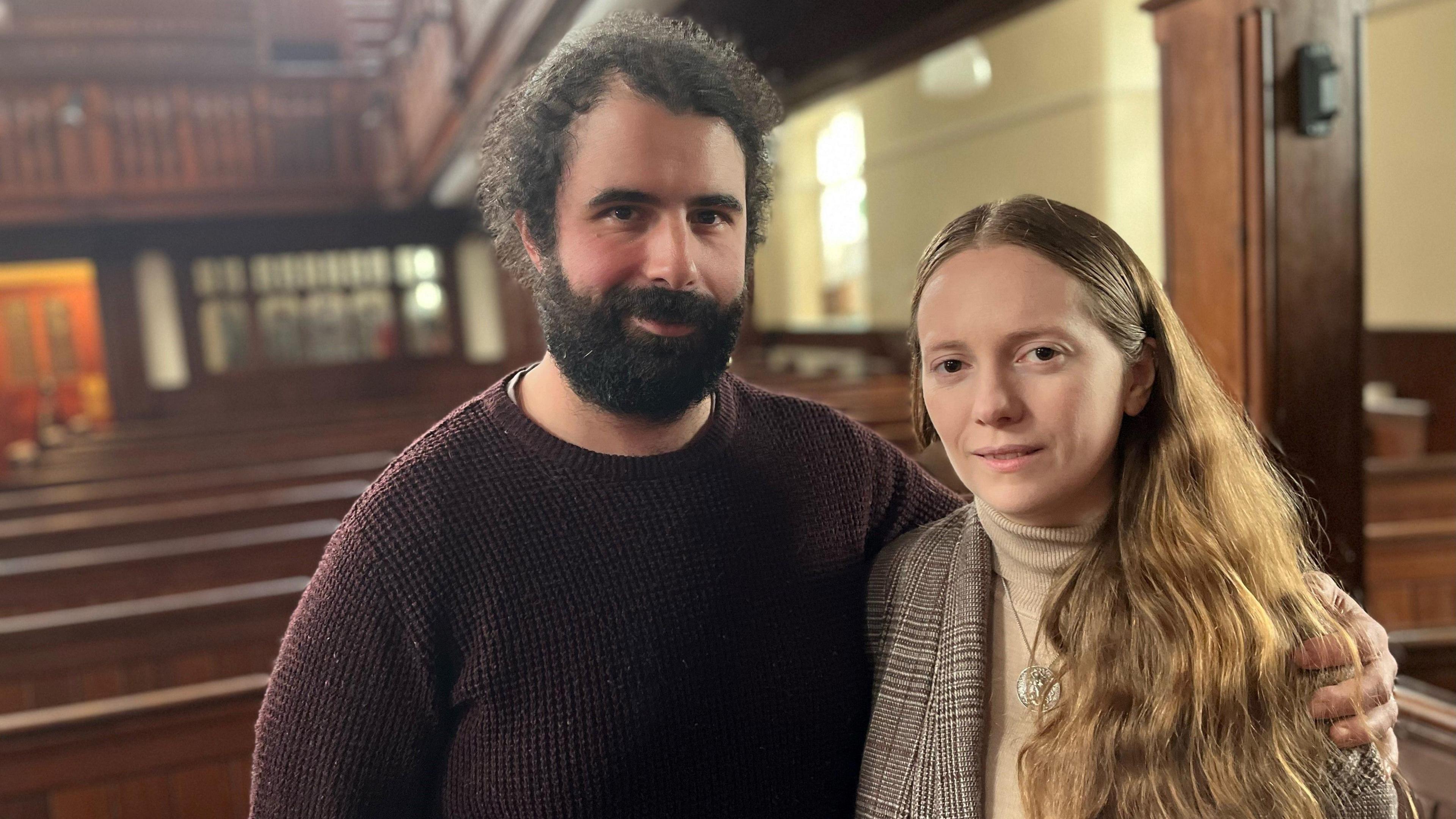 Laura and Erik Rowton in Penuel Chapel