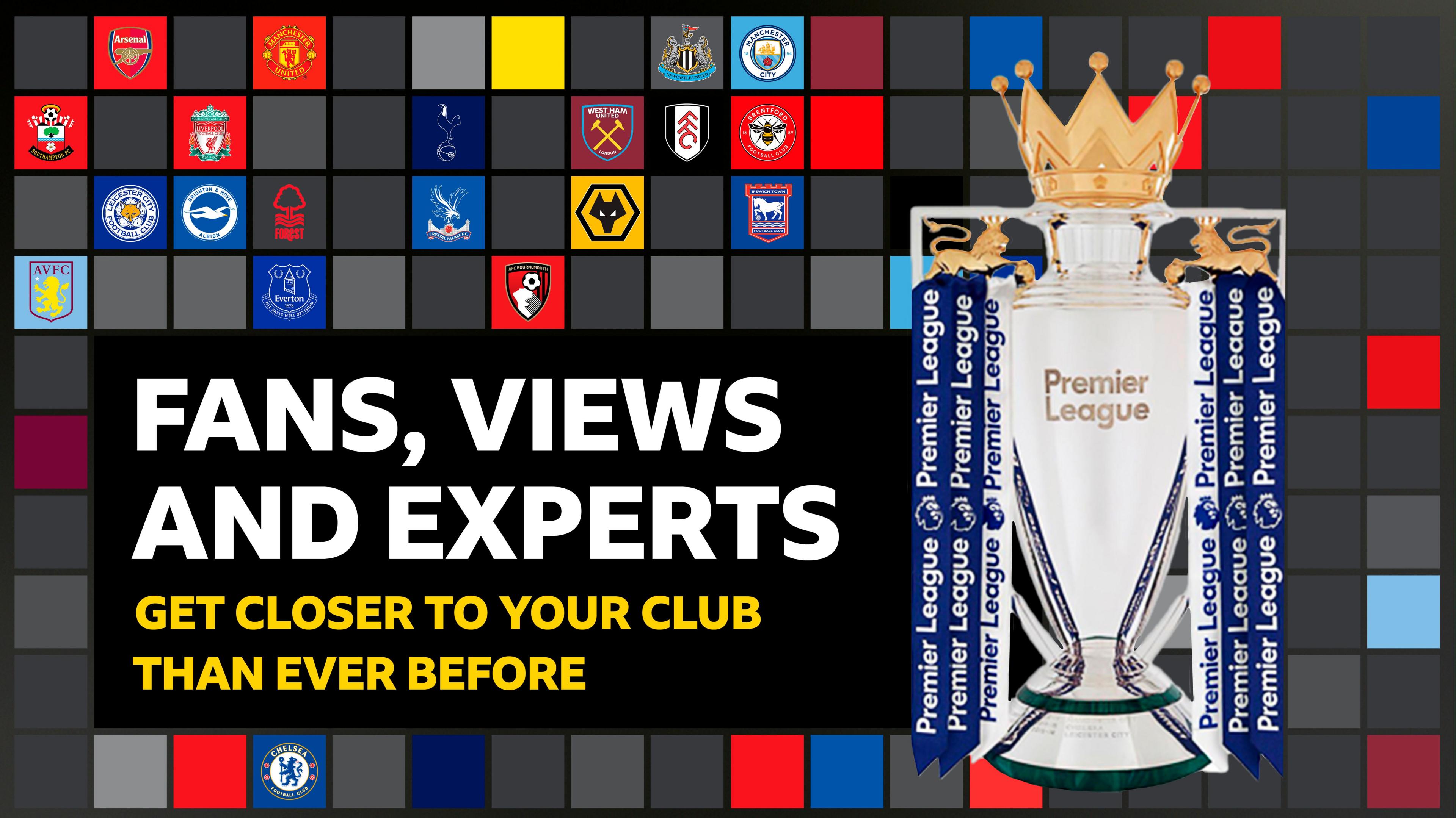 Get close to your Premier League club with BBC Sport graphic