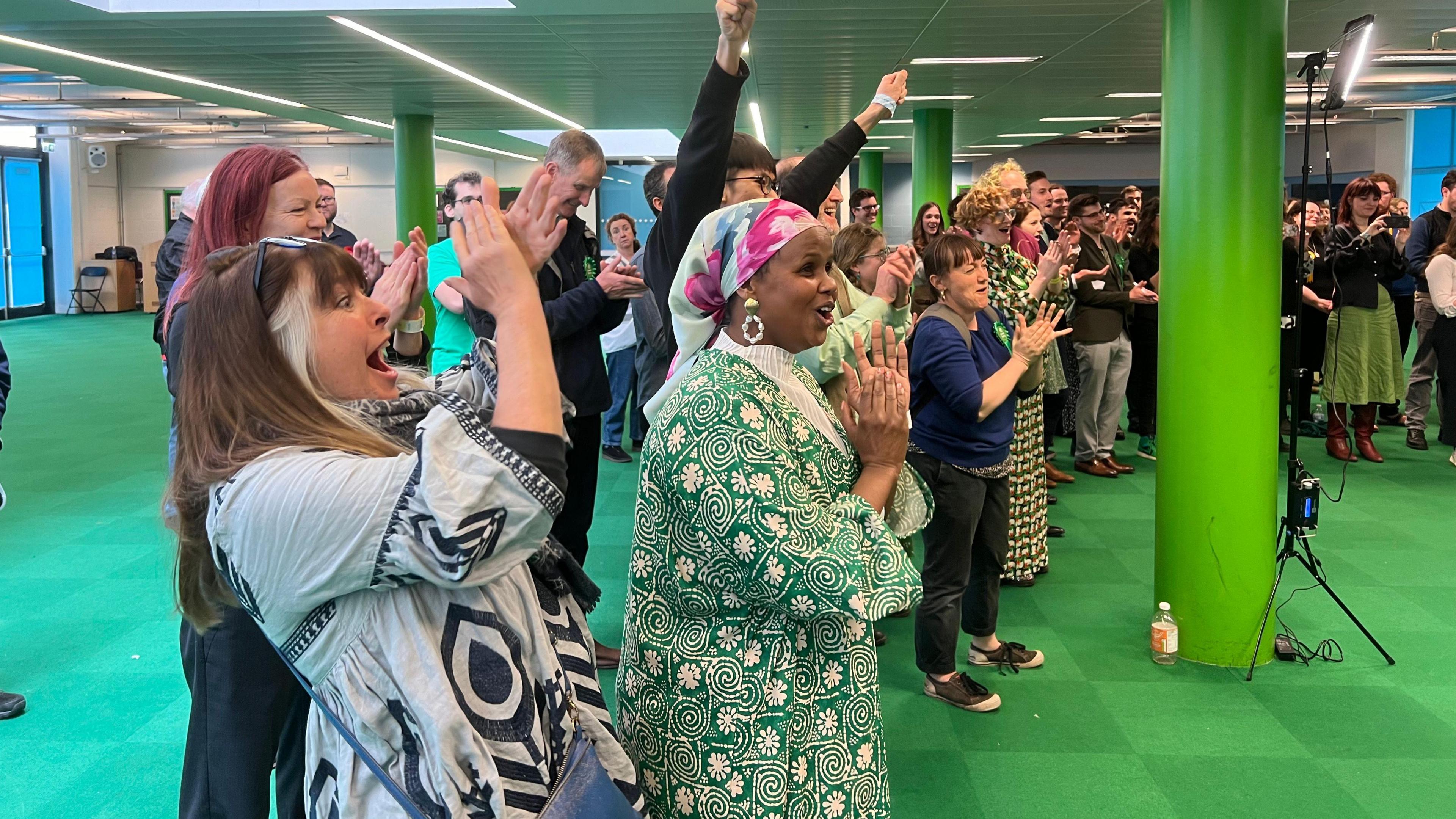 Green Party react to the first results in from the count