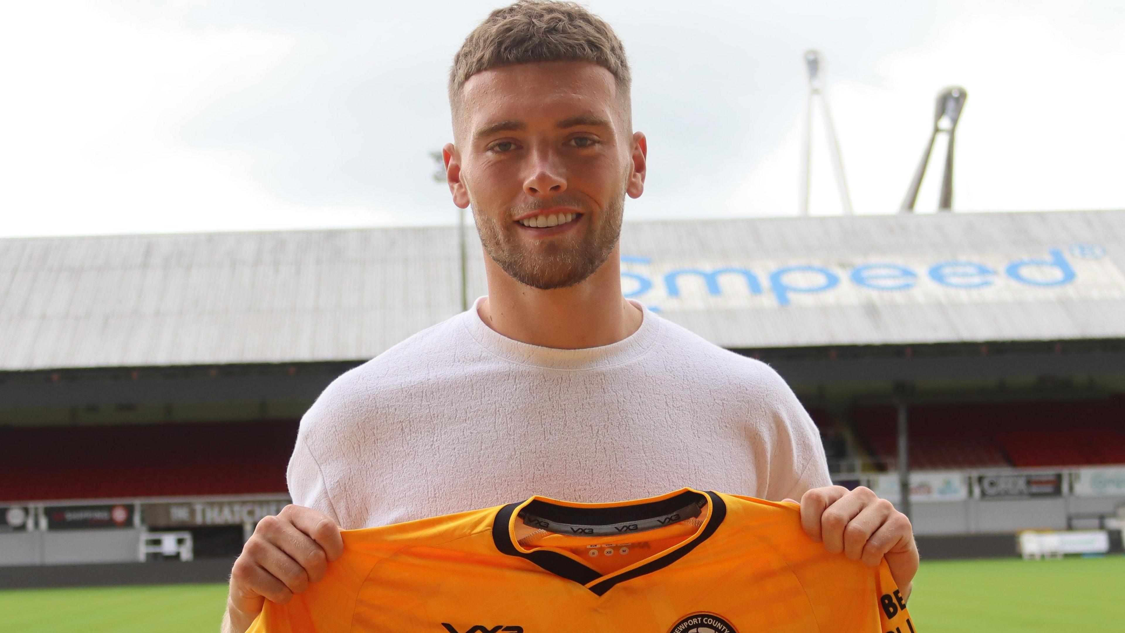 Cameron Evans at Rodney Parade