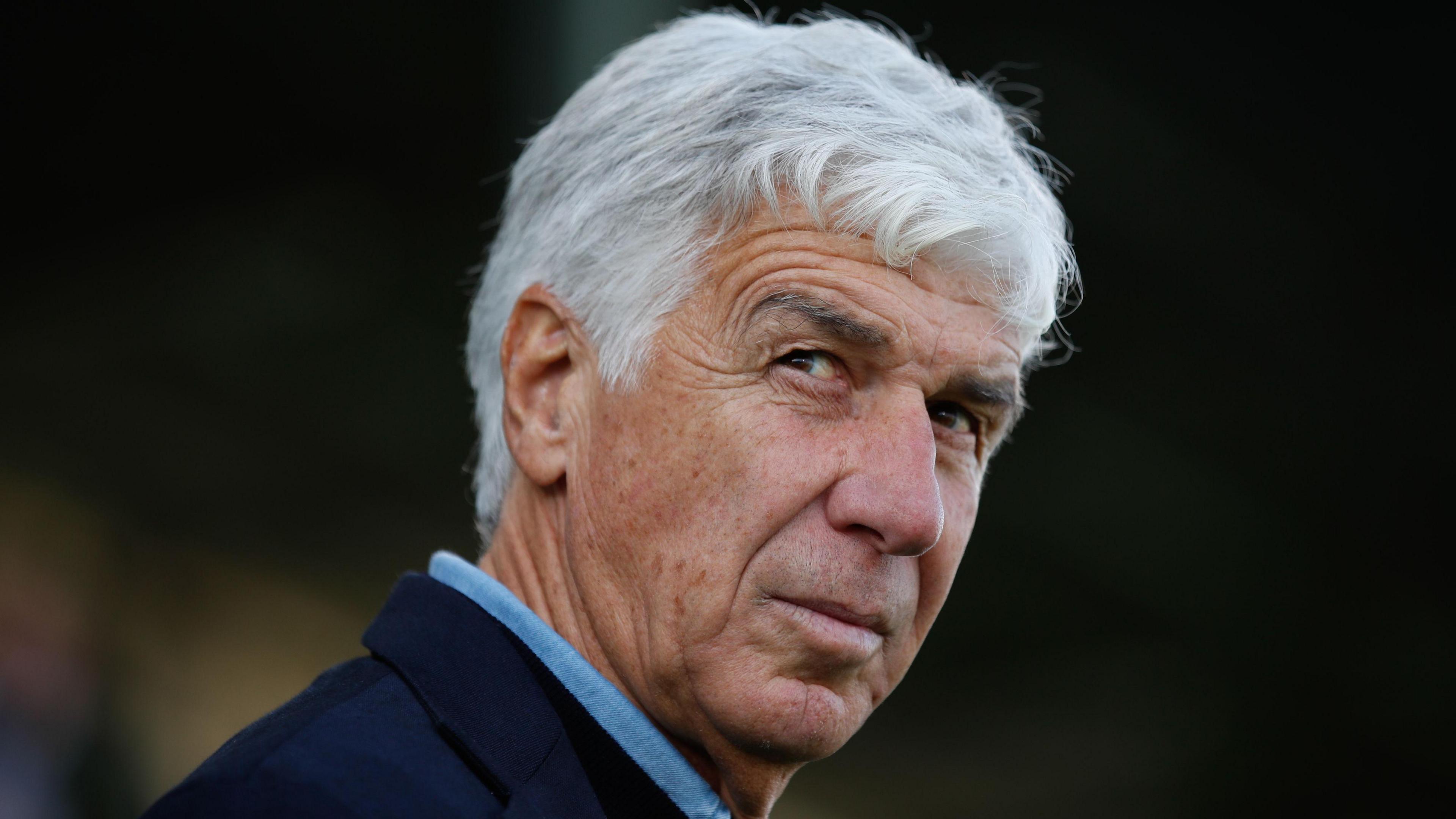 Atalanta head coach Gian Piero Gasperini