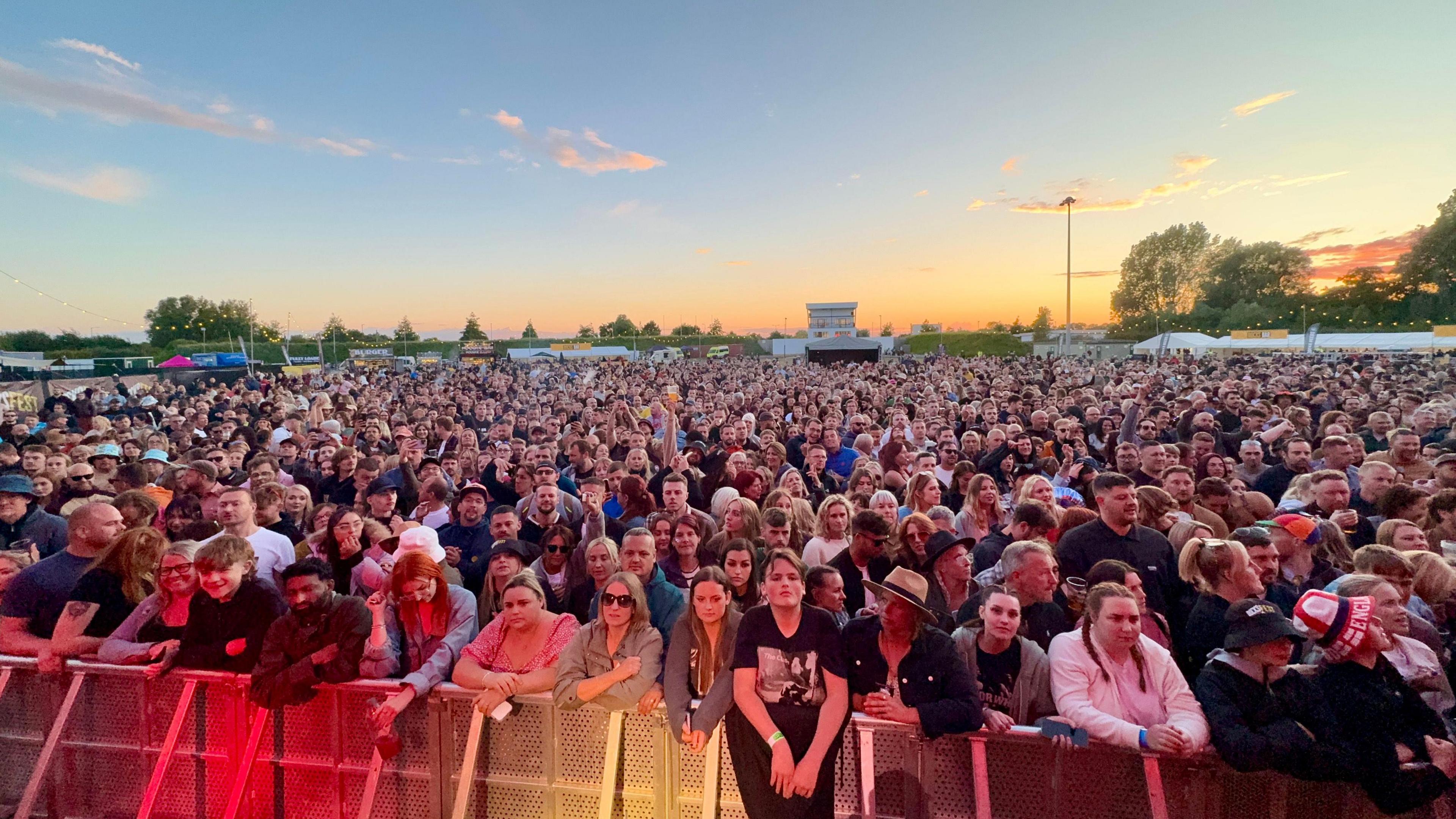 the crowd at Cleethorpes