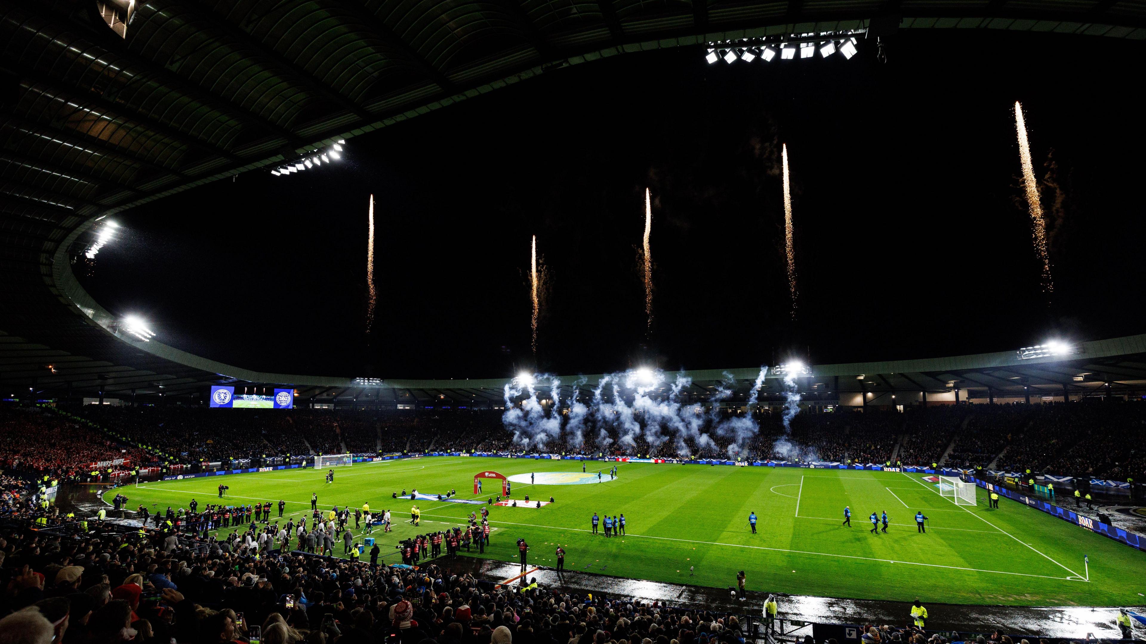 A general view of Hampden
