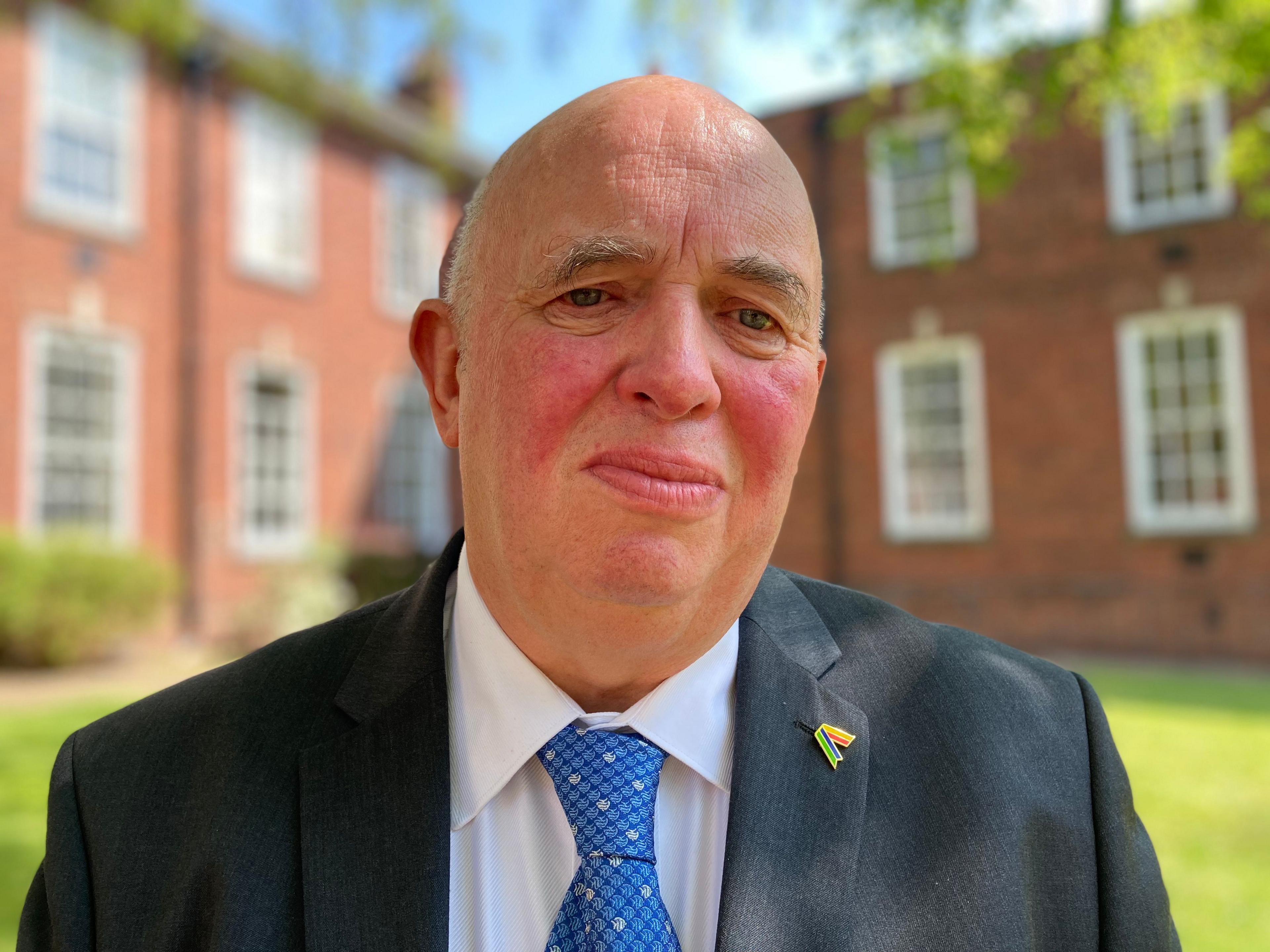 A head and shoulders photograph of Councillor Colin Davie