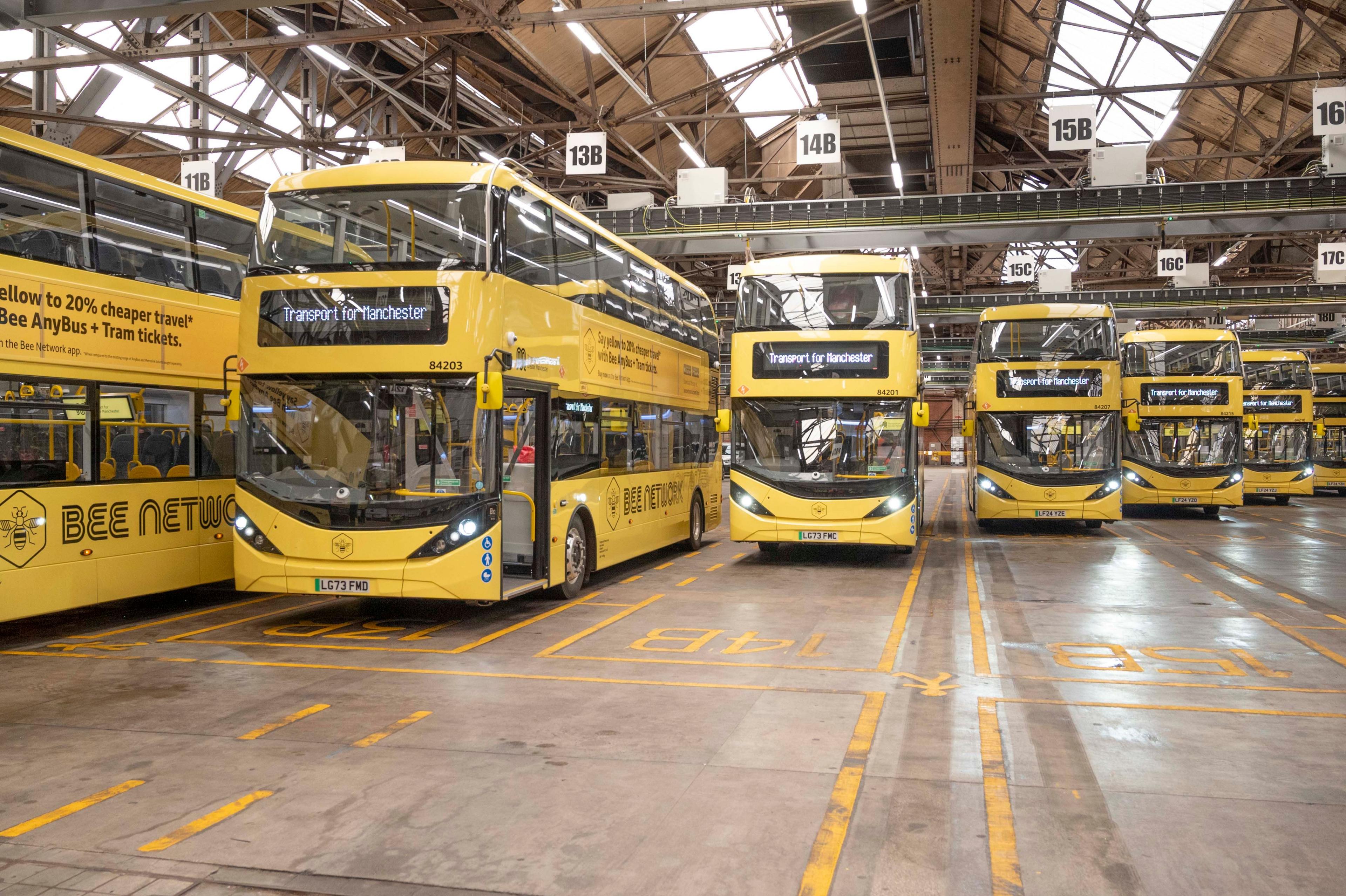 Bee Network buses