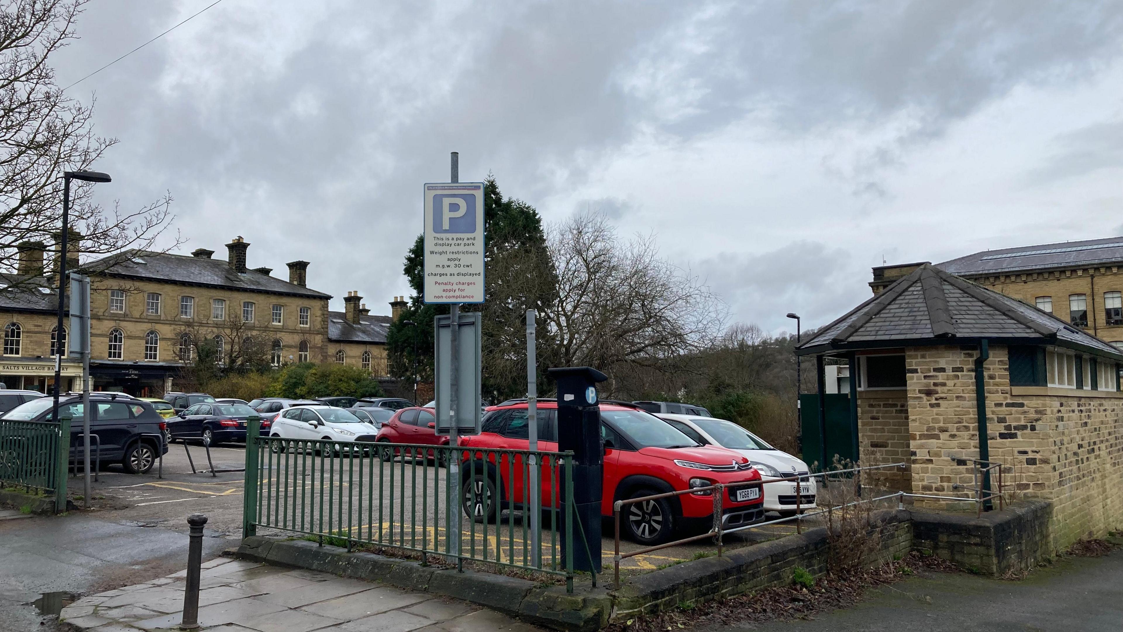 Caroline Street car park in Saltaire