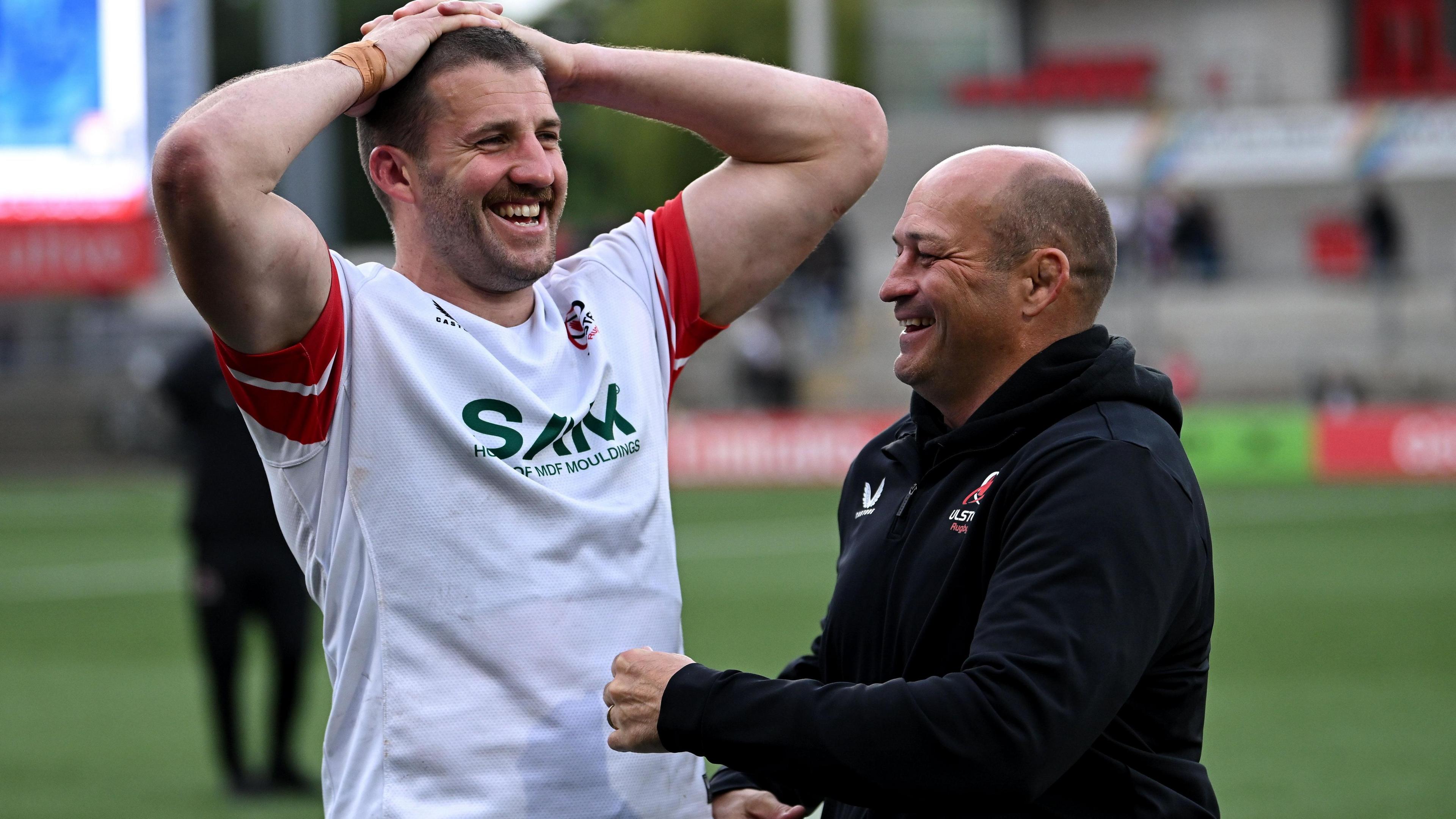 Stuart McCloskey and Rory Best