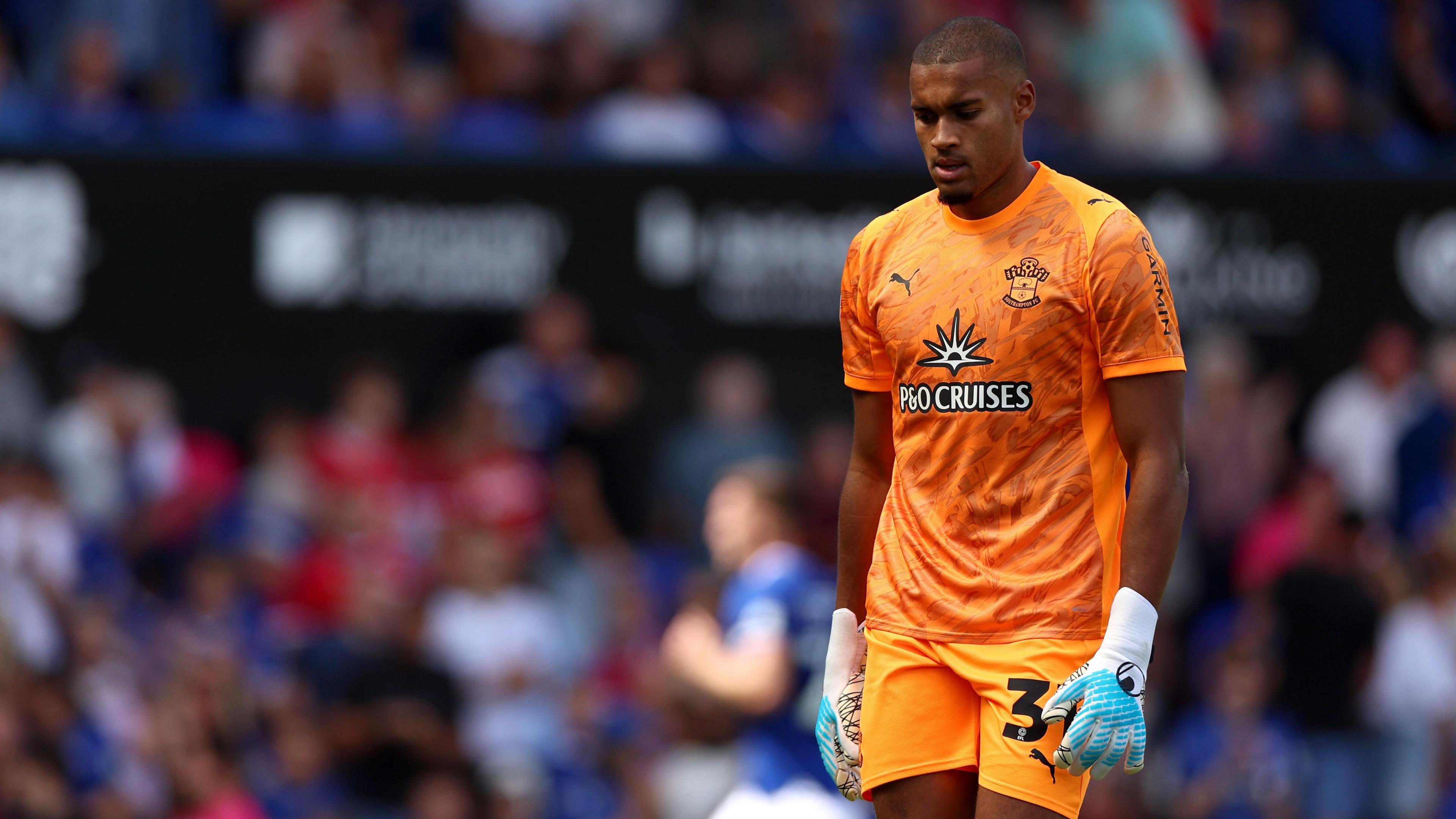 Gavin Bazunu of Southampton 