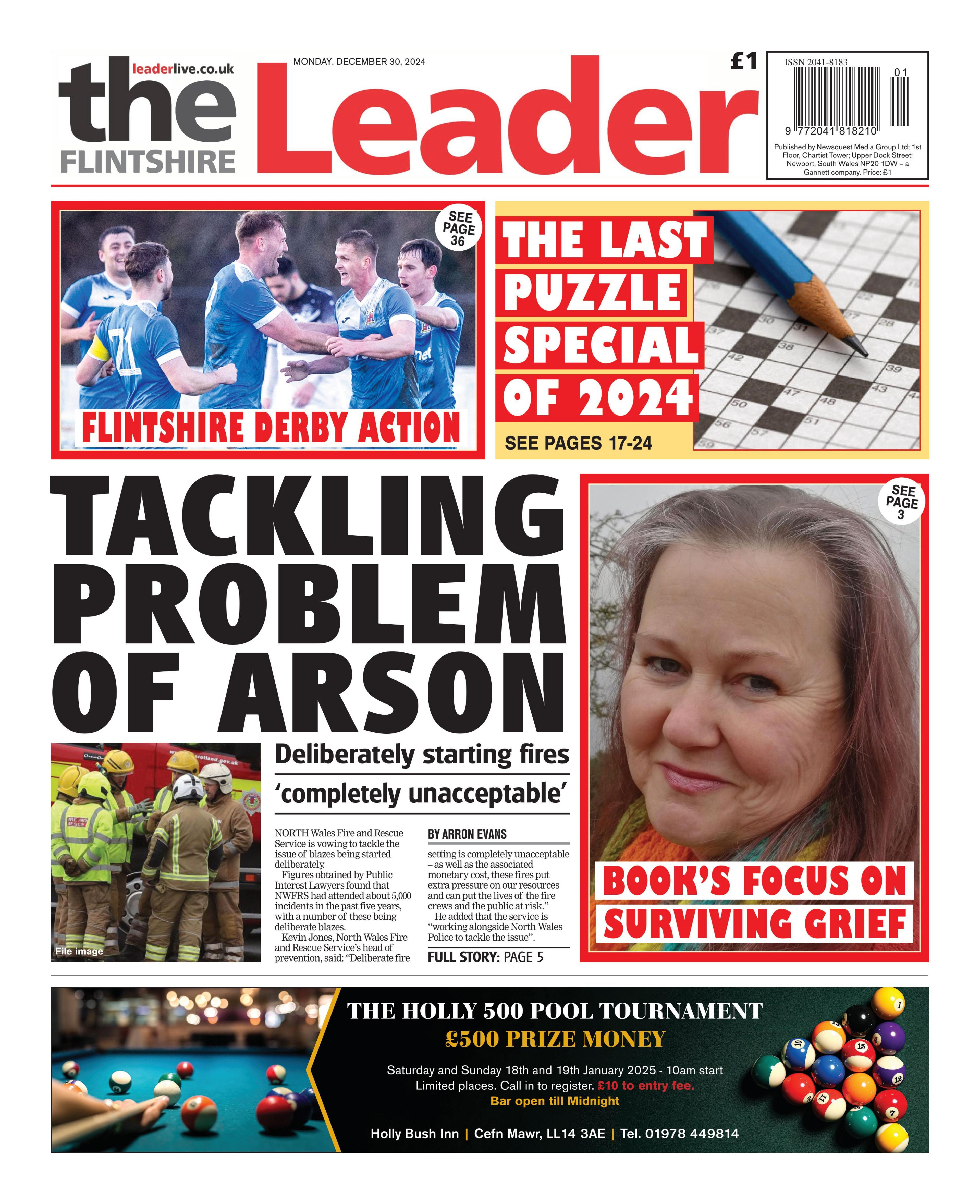 Flintshire Leader front page