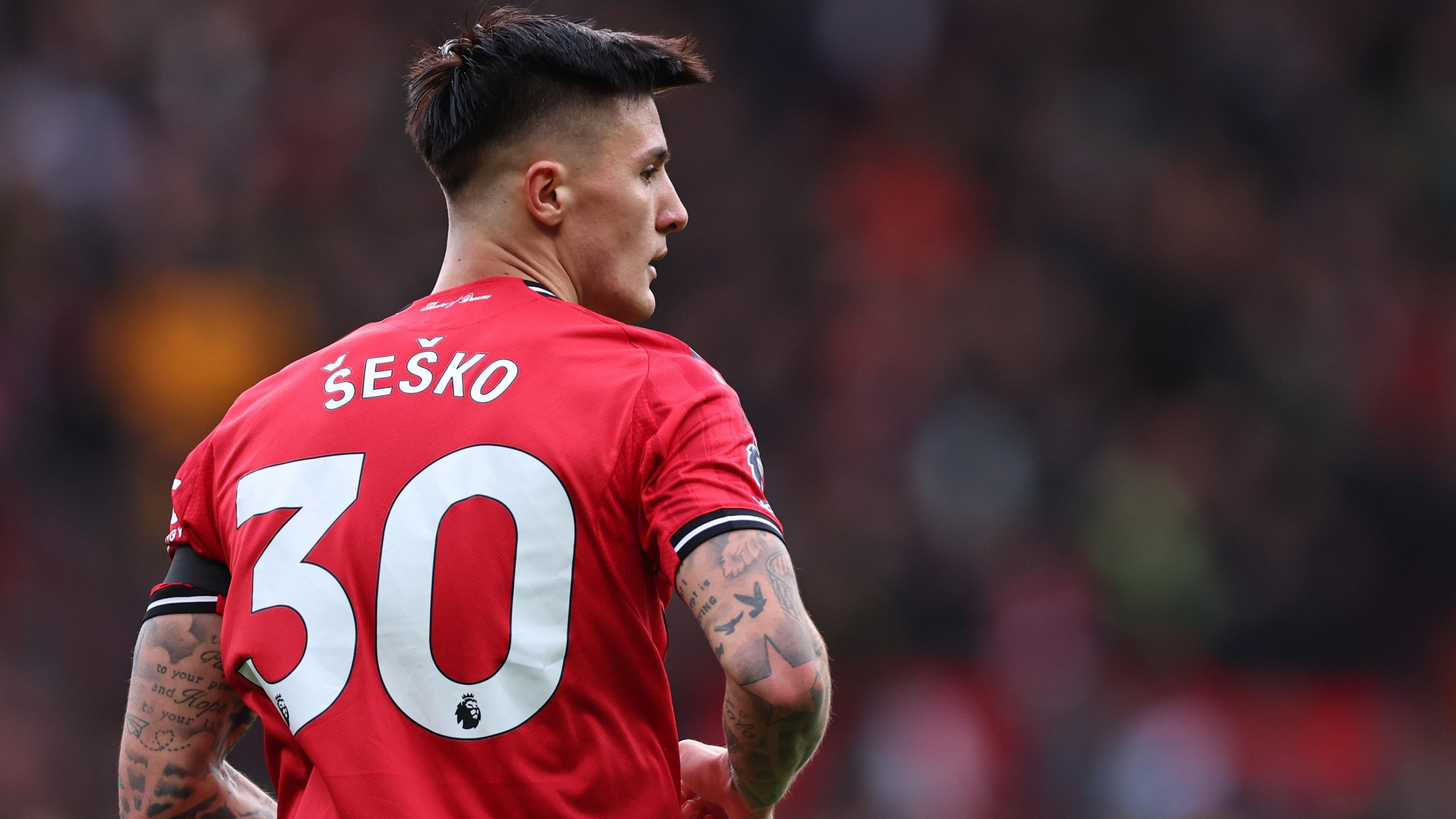 Manchester United's Benjamin Sesko