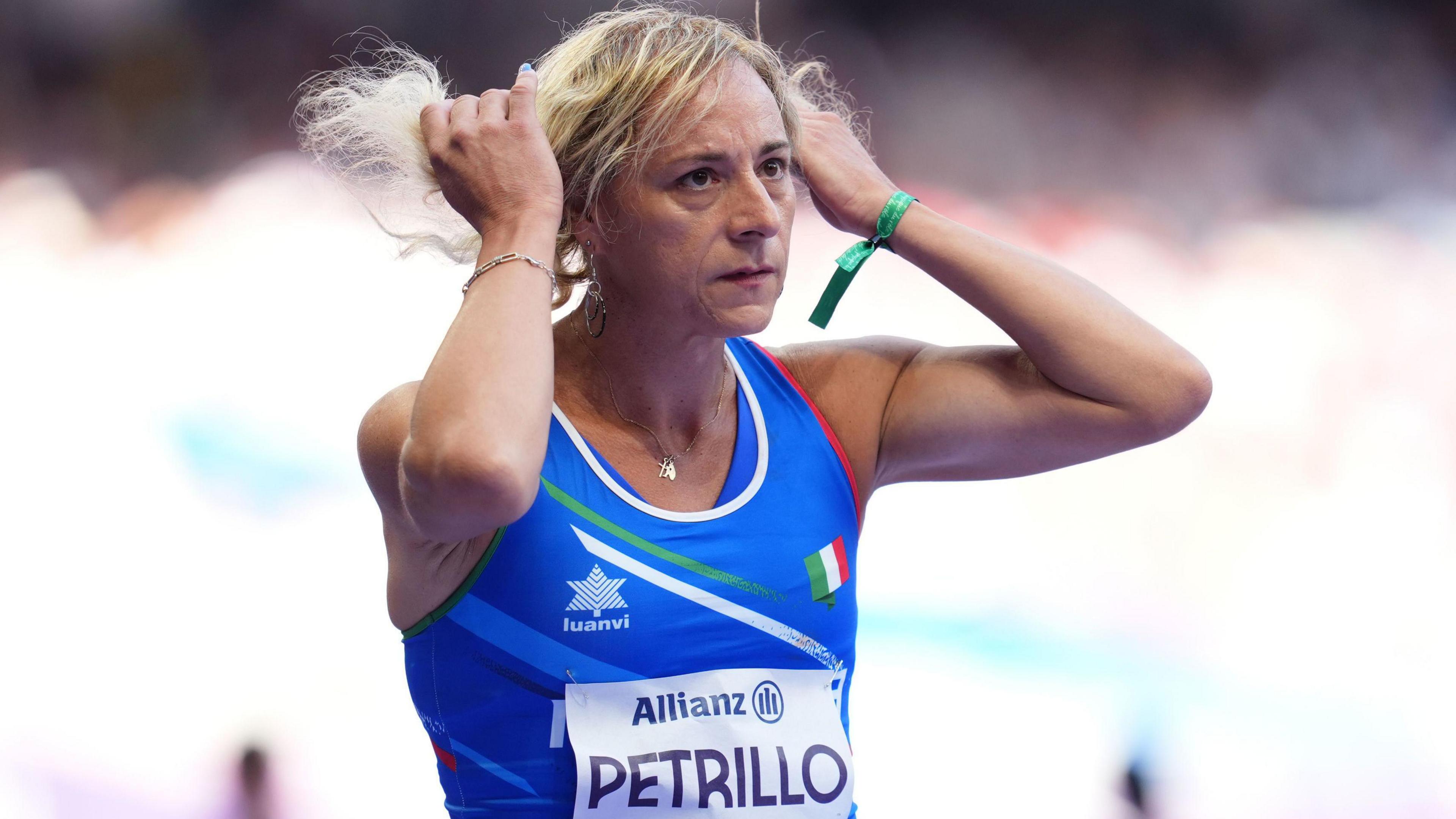 Italian sprinter Valentina Petrillo