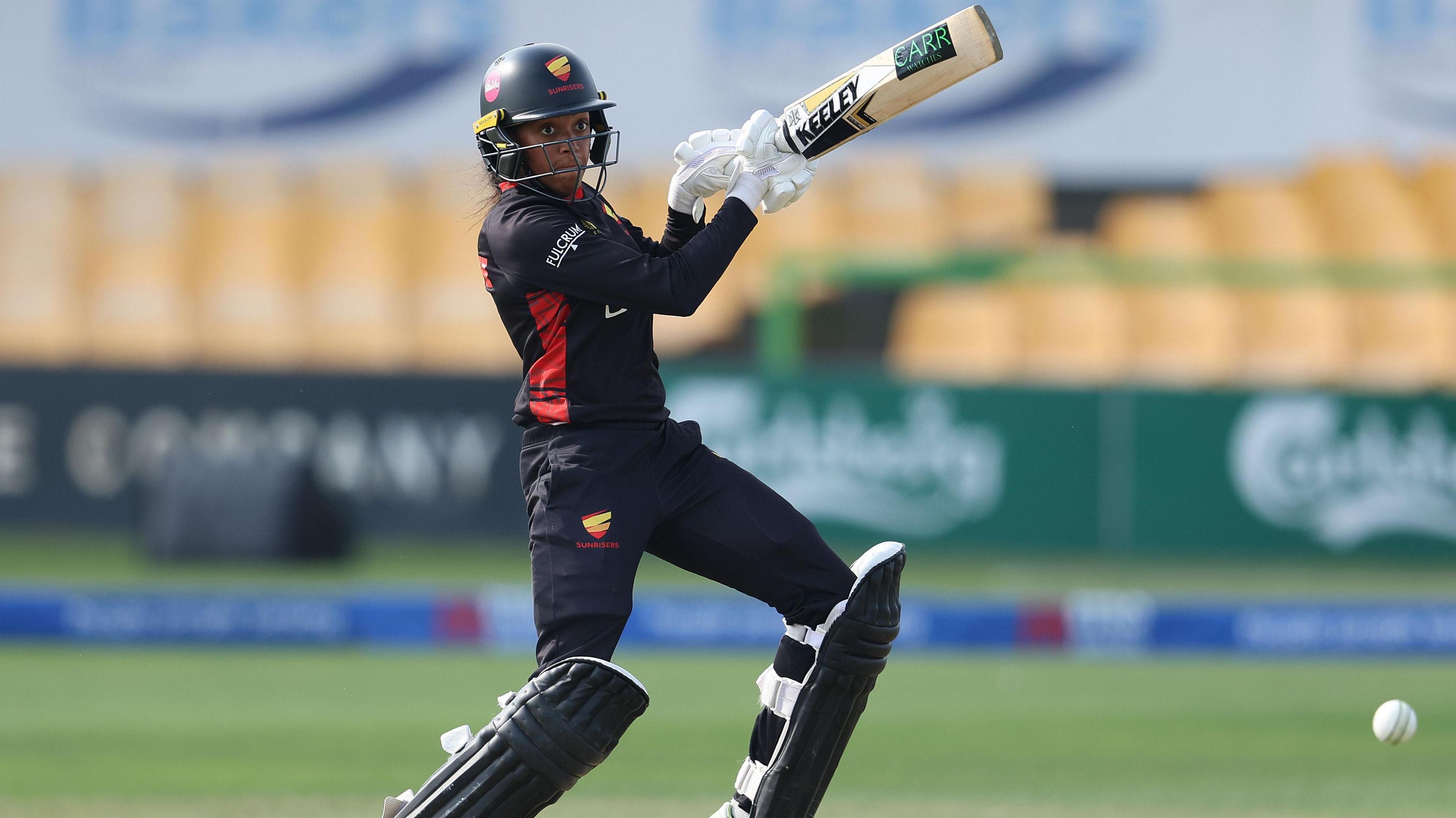 Cordelia Griffith batting for Sunrisers