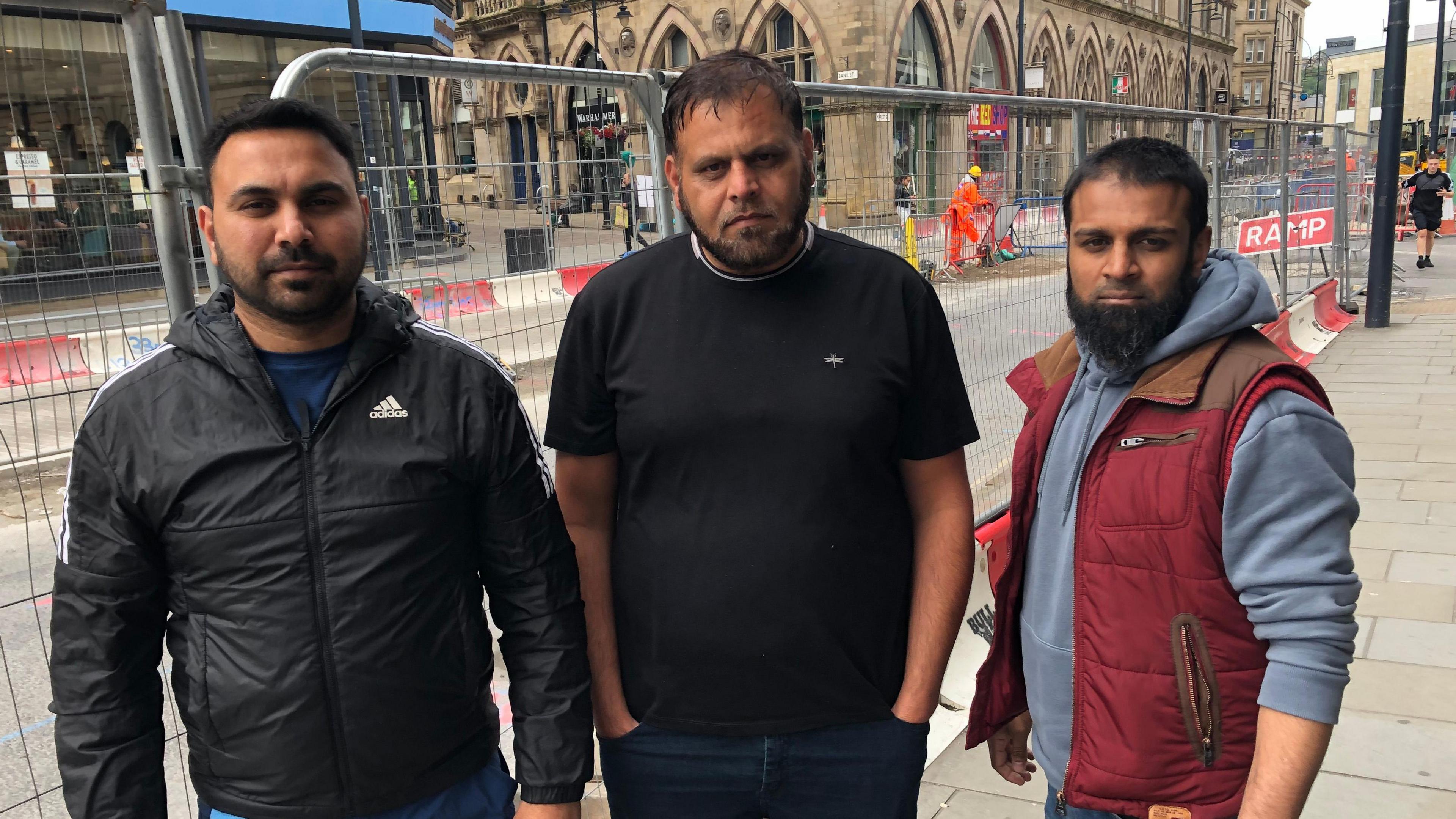 Businessmen (L-R)  Husnain Zafar, Mohammed Asghar and Hamza Abbas