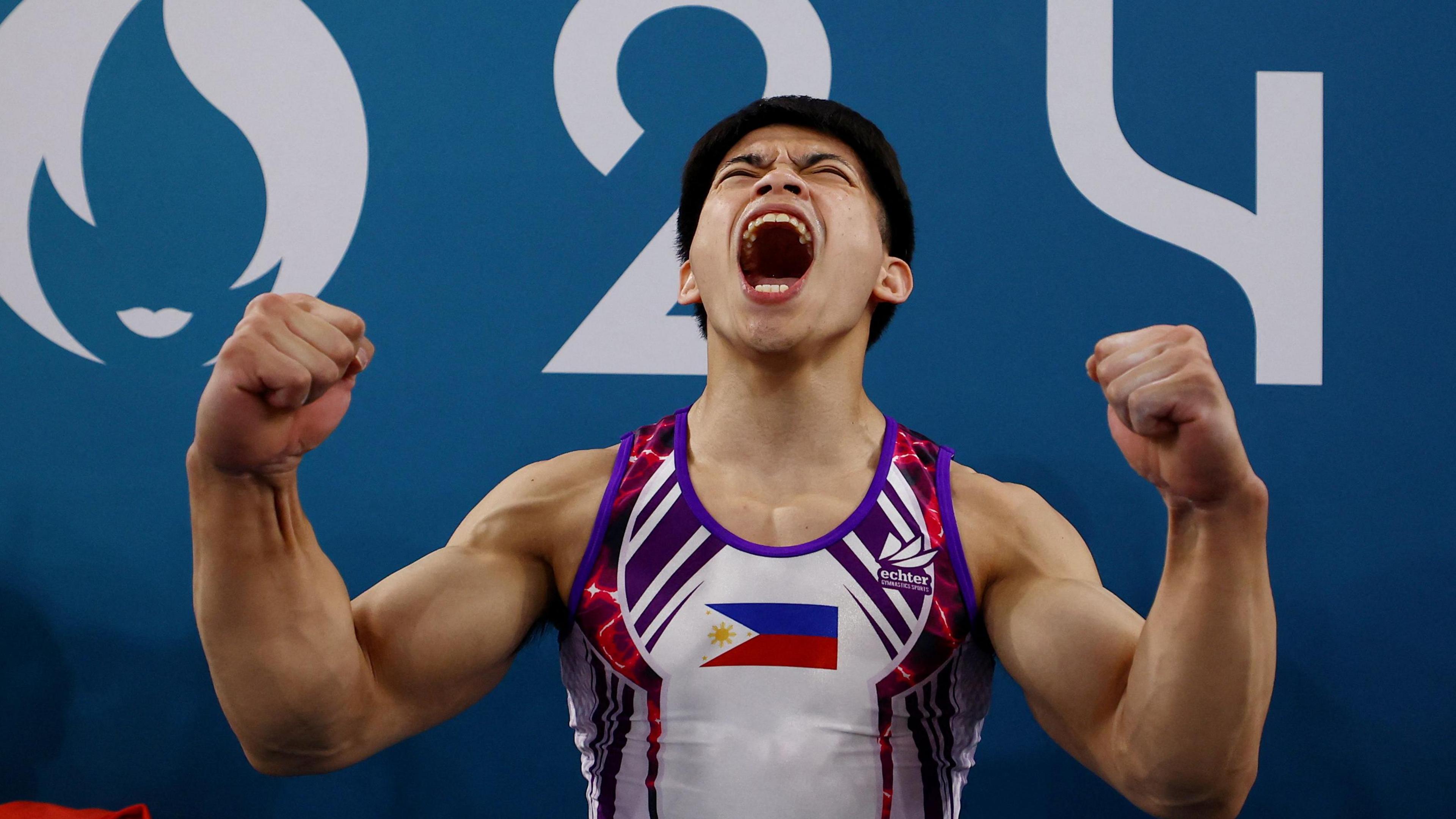 Philippines gymanstics gold medalist Carlos Yulo