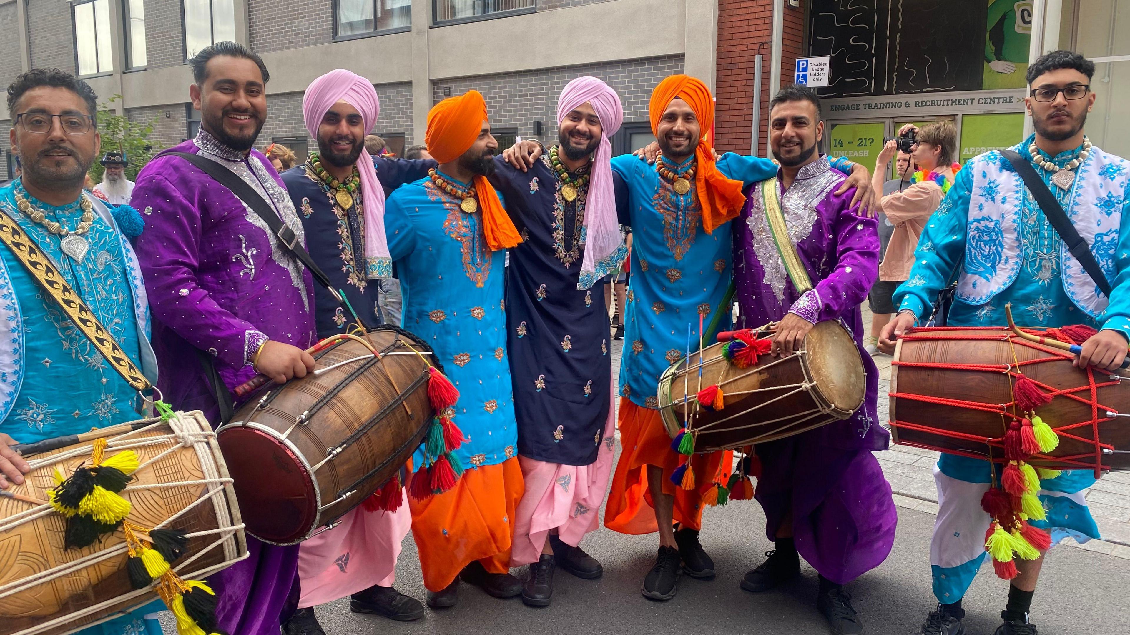 Punjabi Roots drum band