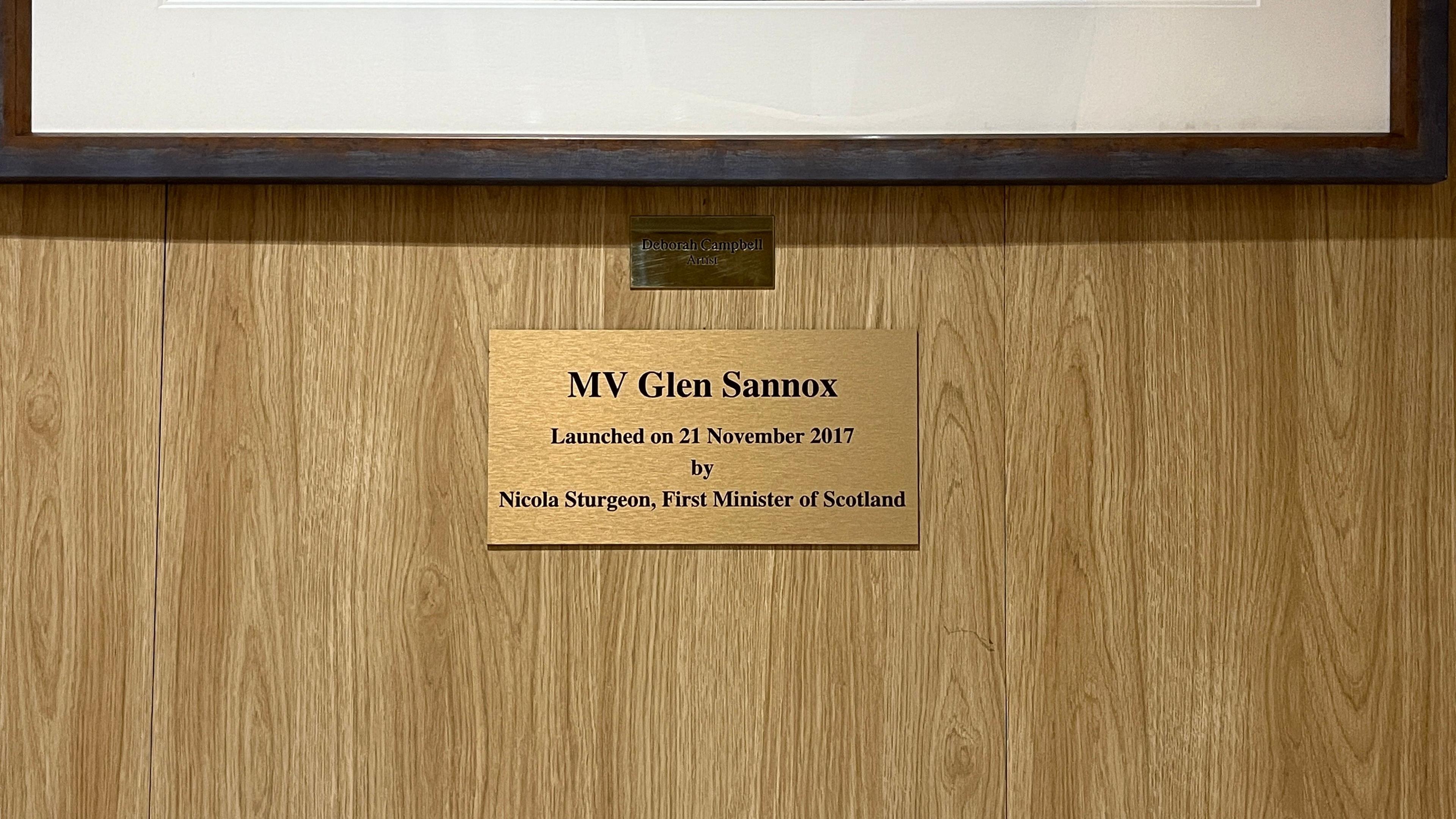 Plàc fosglaidh an Glen Sannox