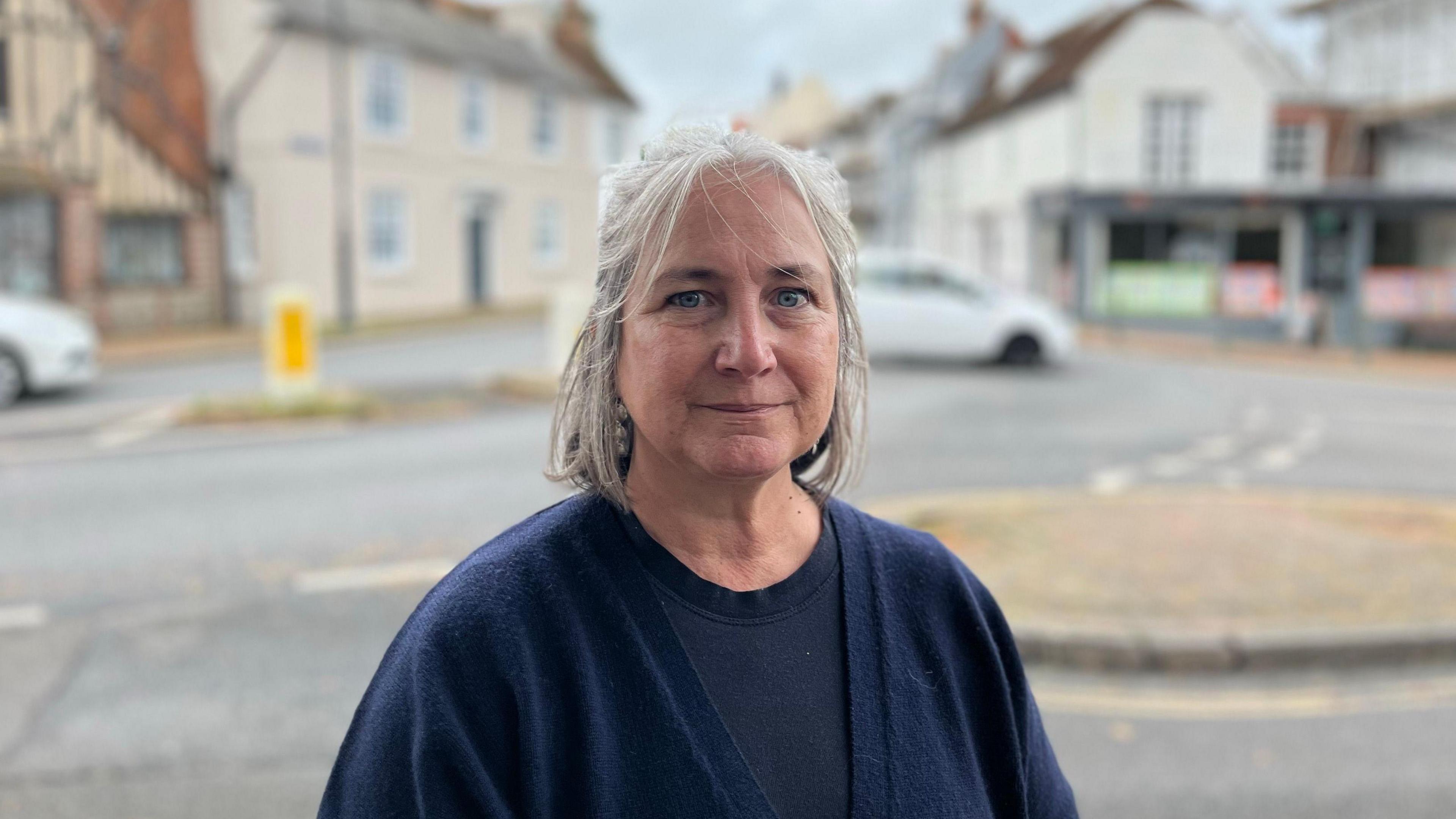 Resident Sandra Bandirali stood in front of the High Street where the weight limit is