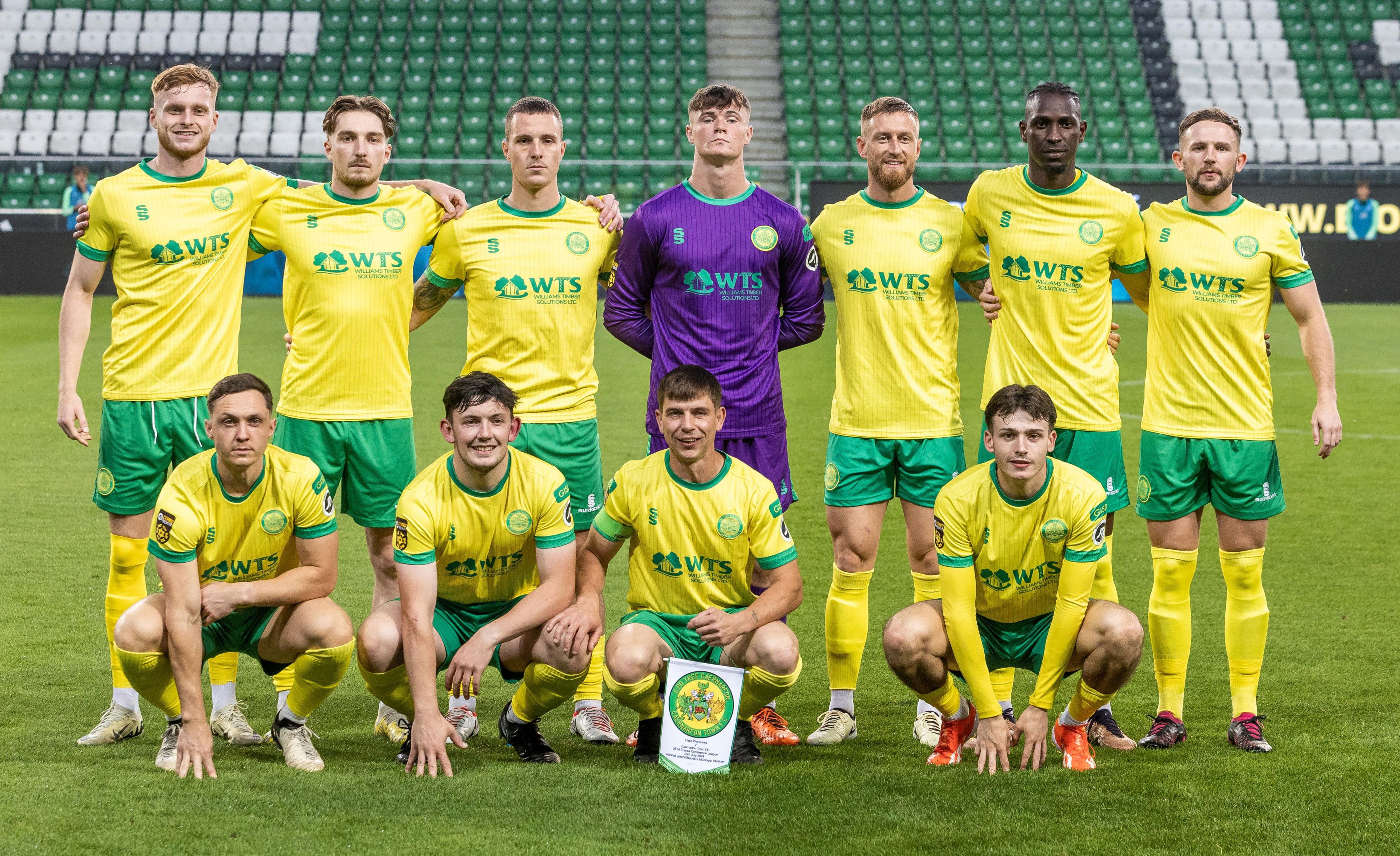 Caernarfon pose for team photo