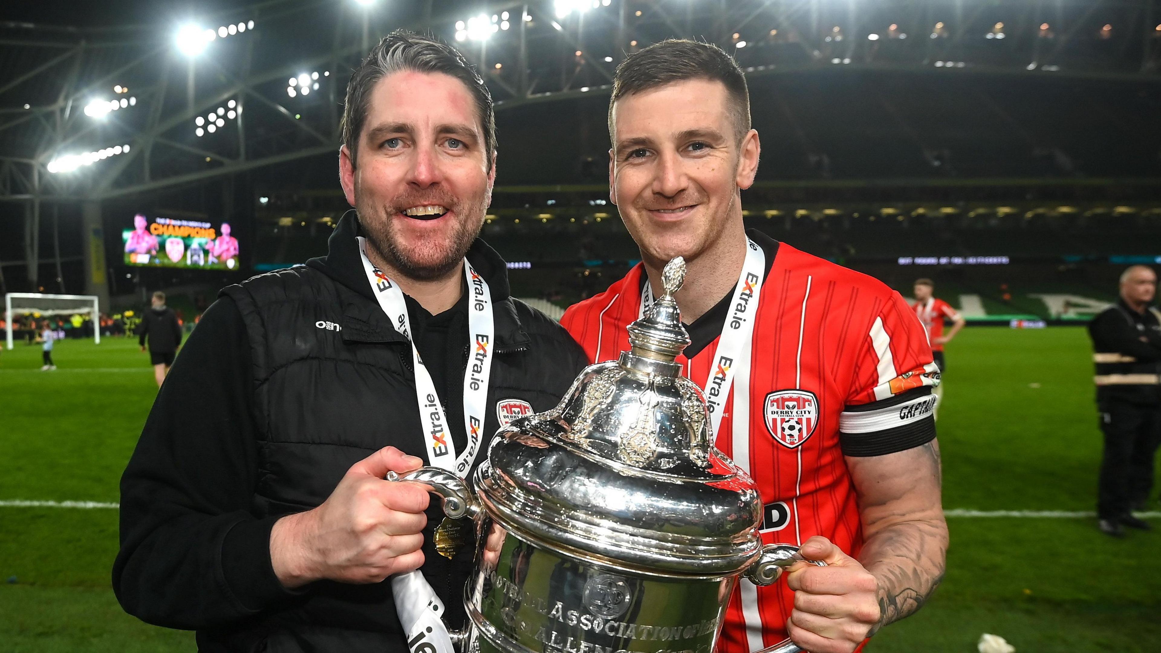 Ruaidhri Higgins and Patrick McEleney