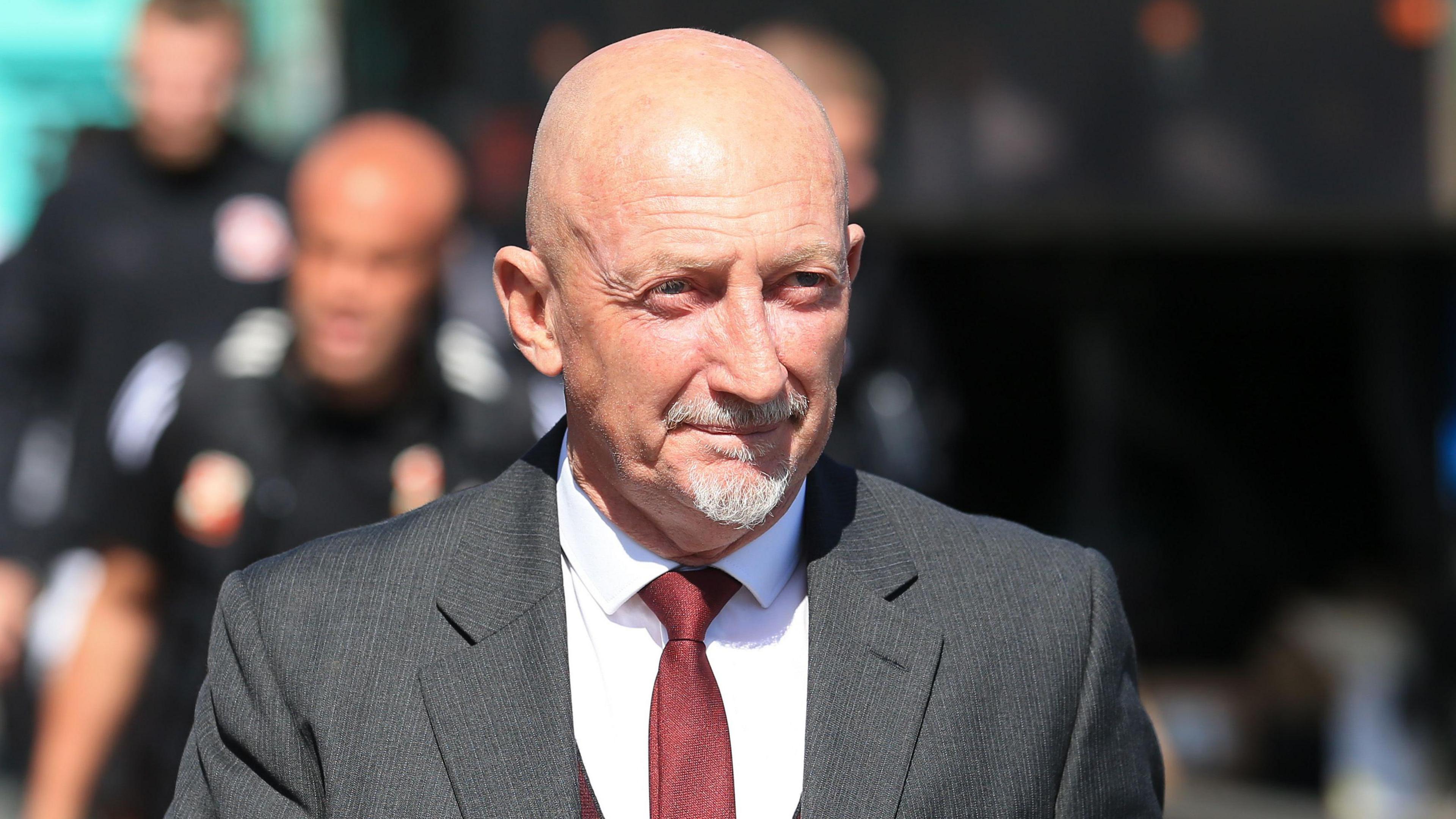 Ian Holloway watches on from the touchline and his Swindon side must beat Chesterfield to make the play-offs.