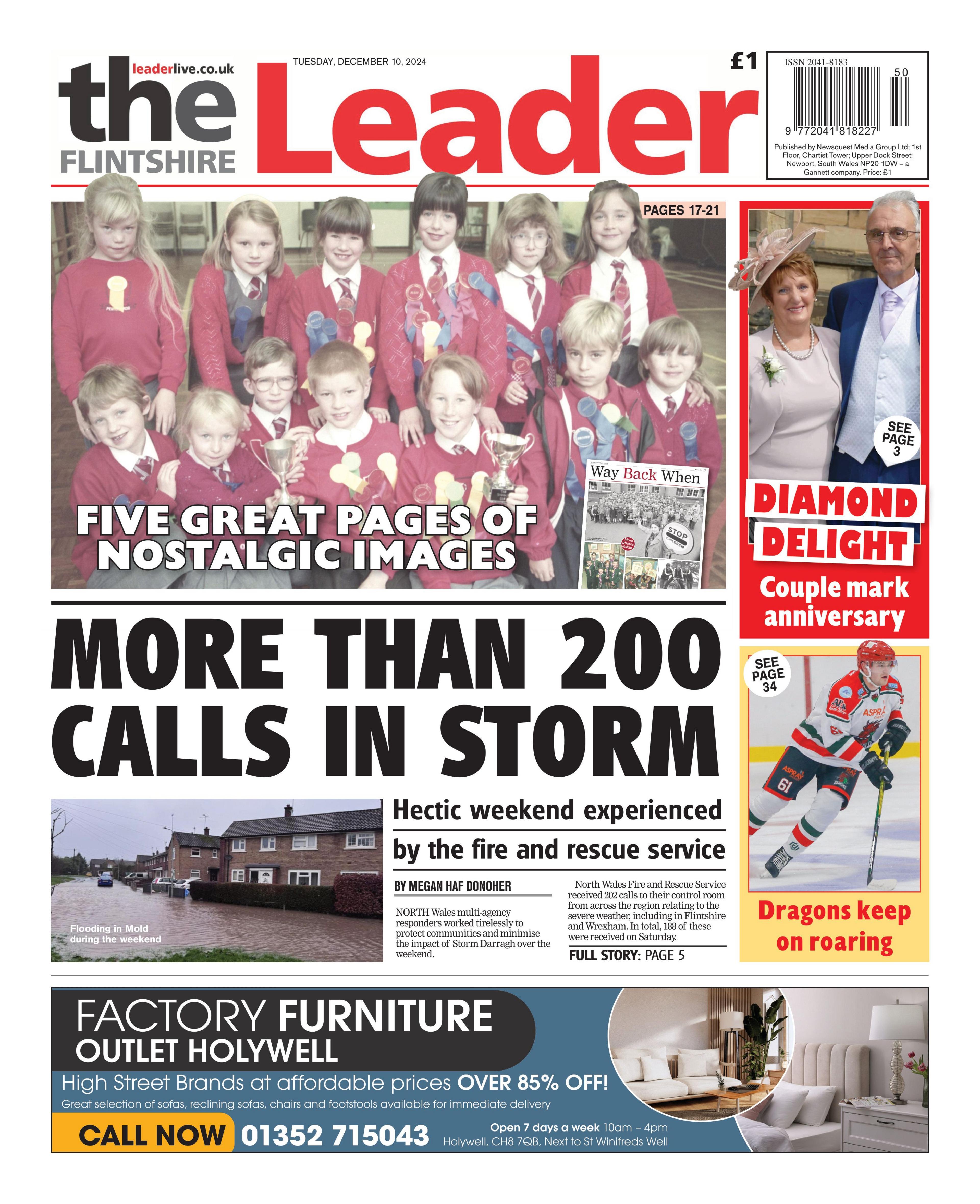 Flintshire Leader front page