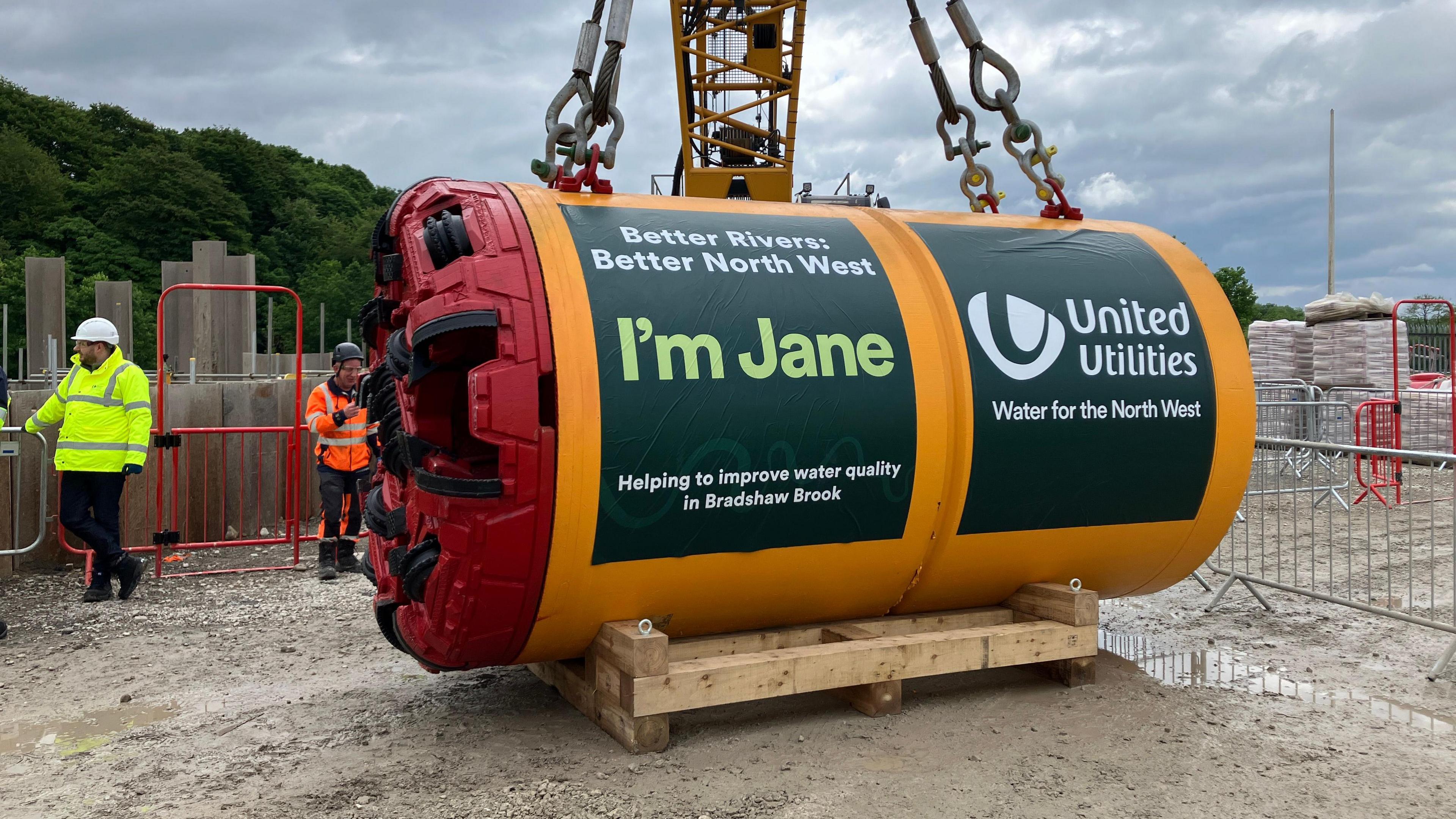 Tunnel boring machine in Bolton