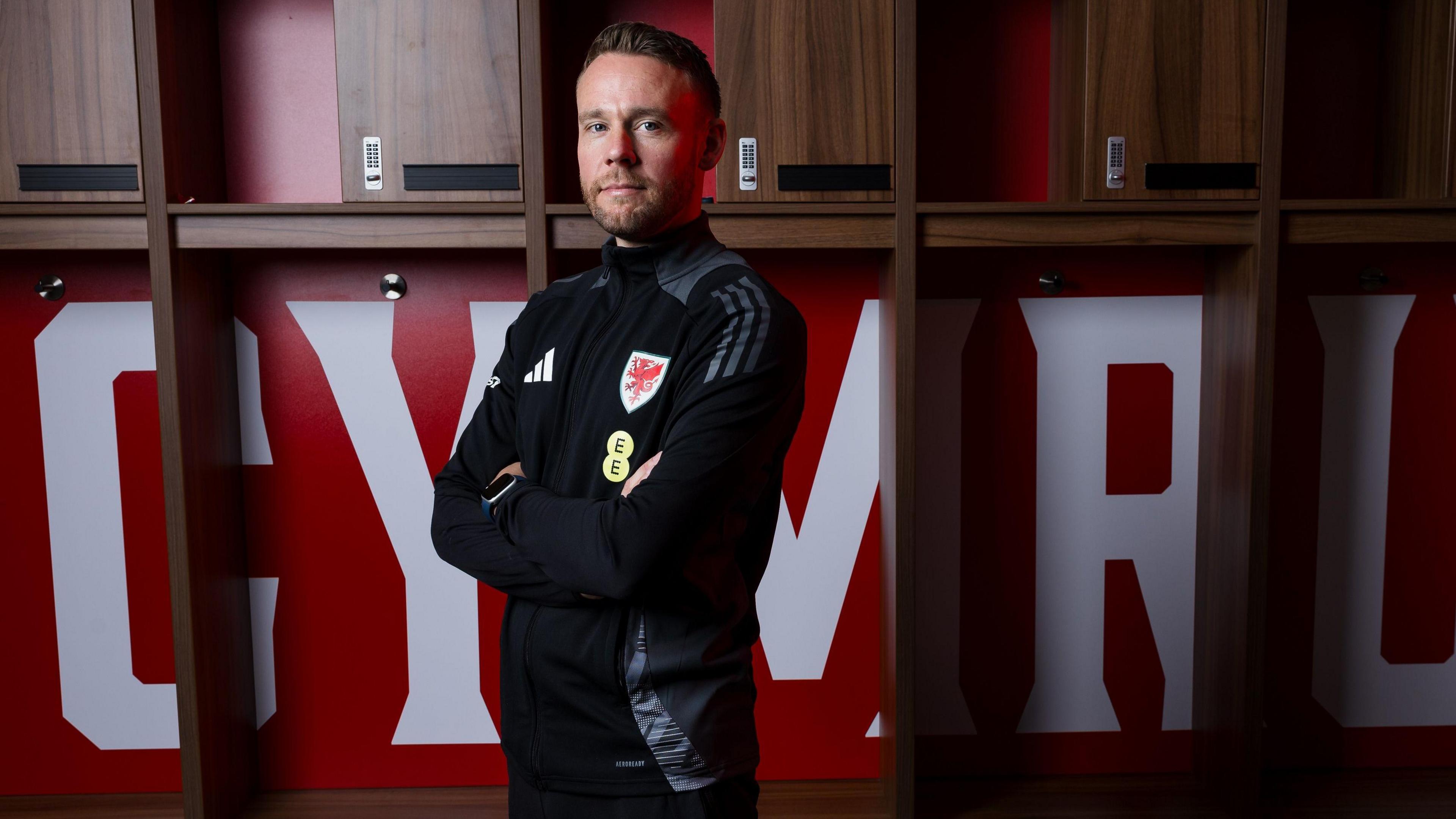 Chris Gunter pictured after taking the Wales Under-19 head coach job