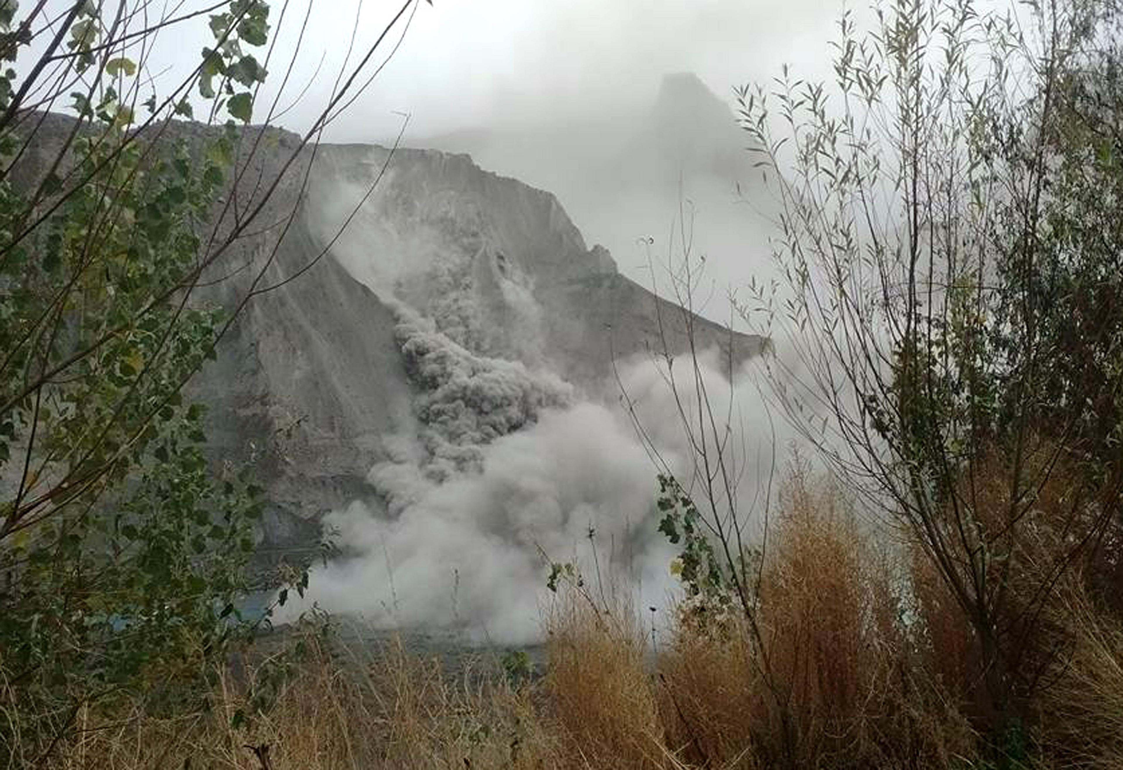 a landslide in Pakistan