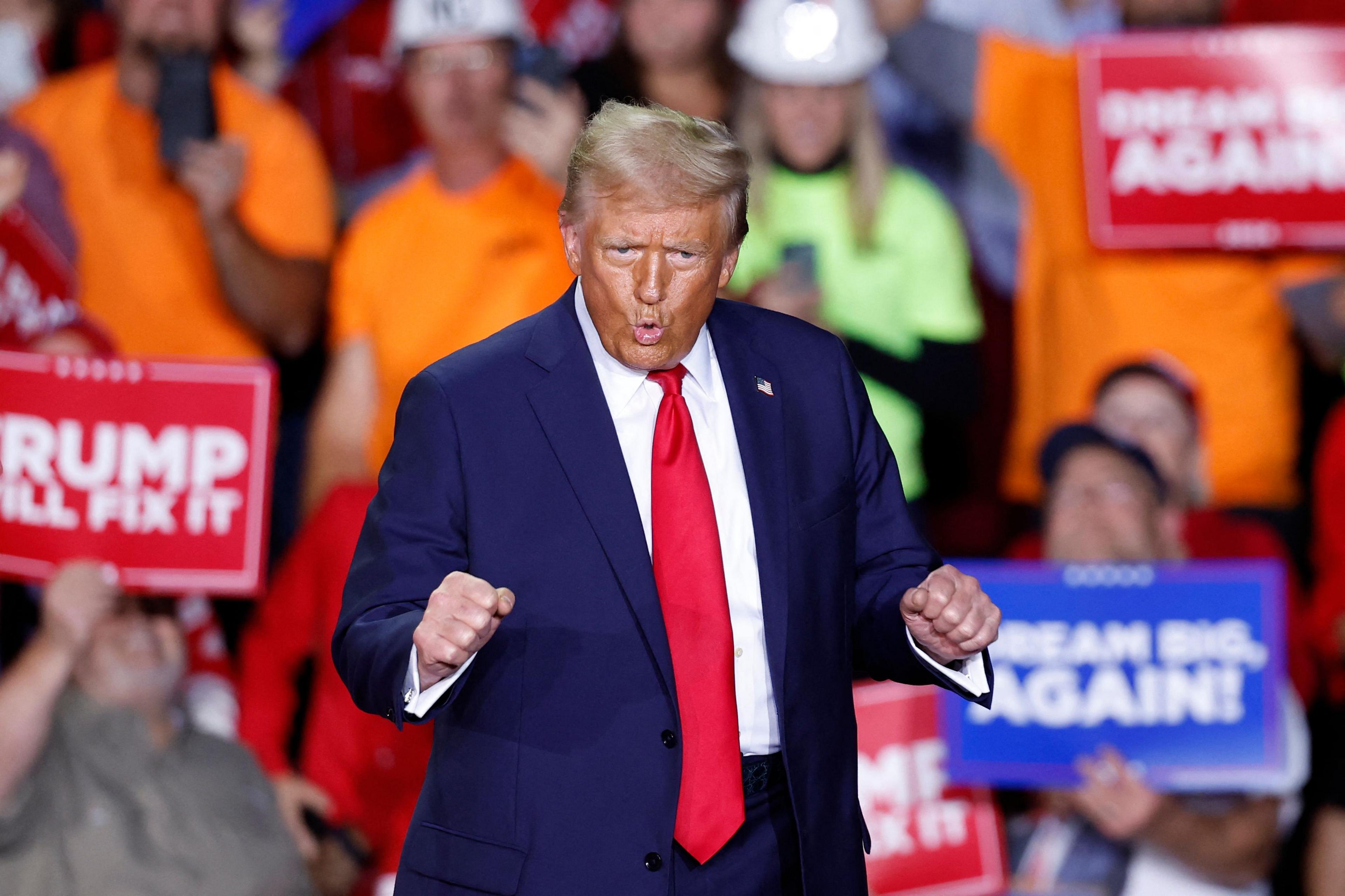 Donald Trump has done the dance at a number of campaign rallies prior to the 2020 presidential election