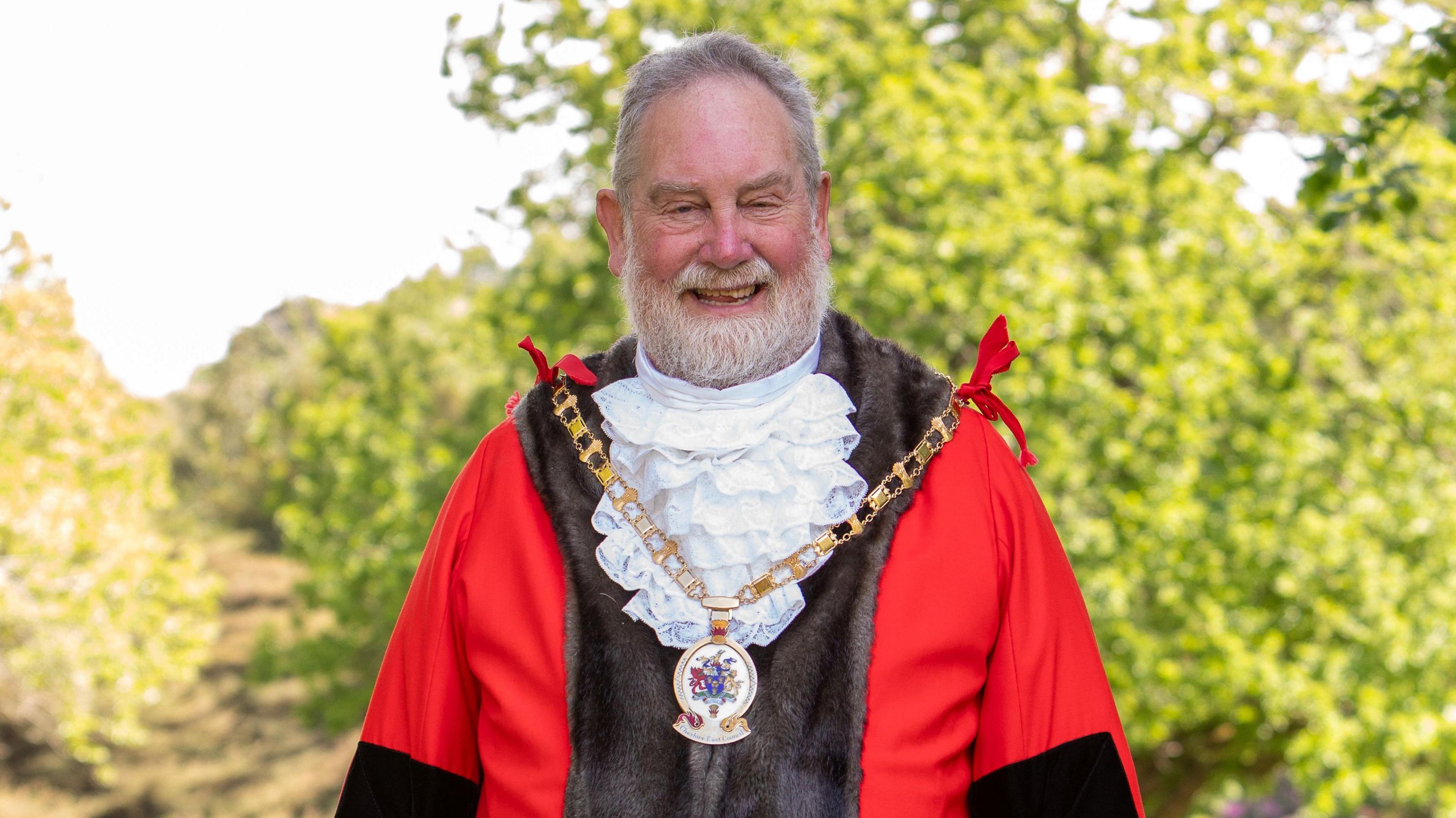 Councillor David Edwardes, the current mayor of Cheshire East Council