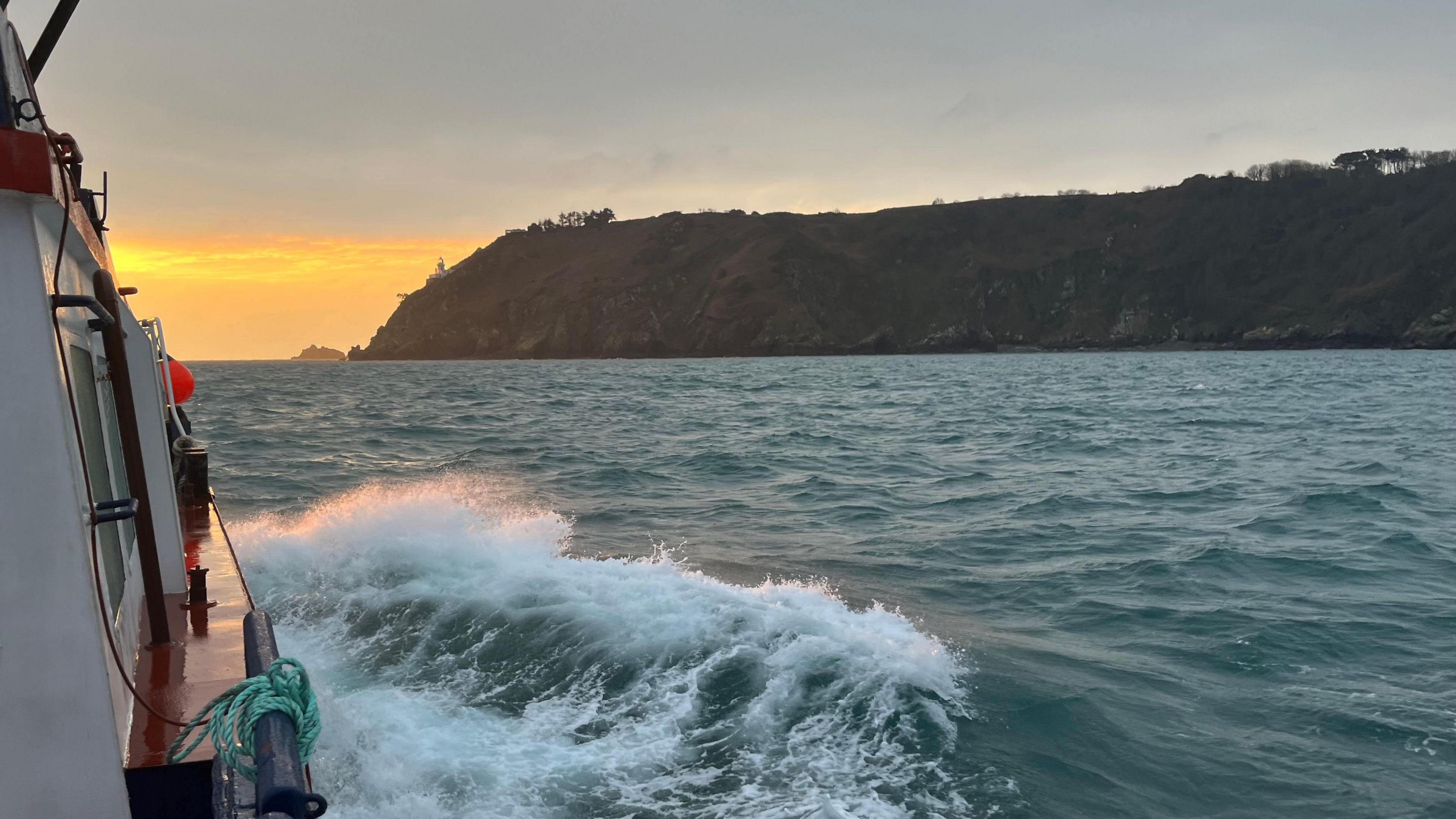 Isle of Sark from boat