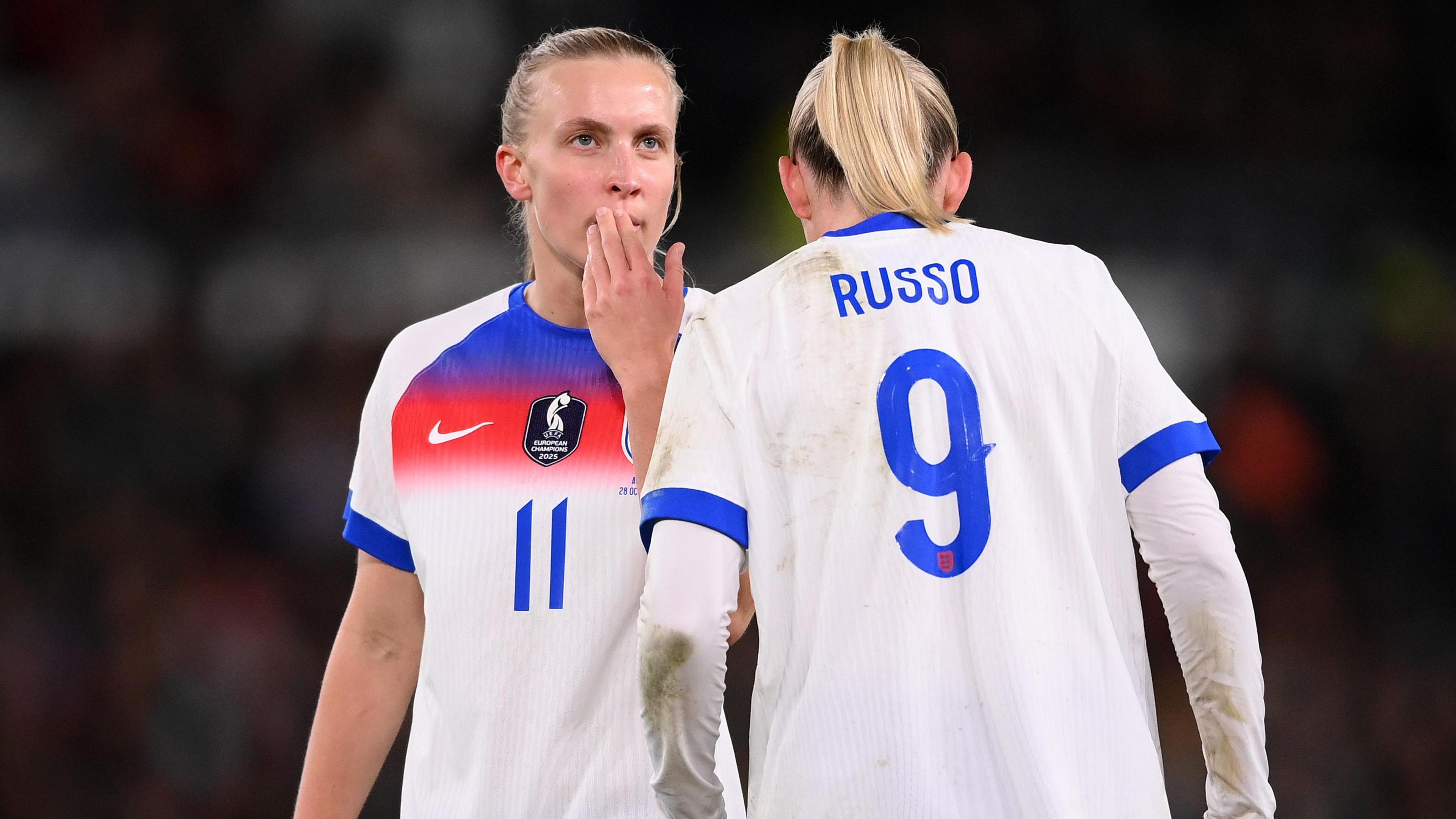 Aggie Beever-Jones and Alessia Russo