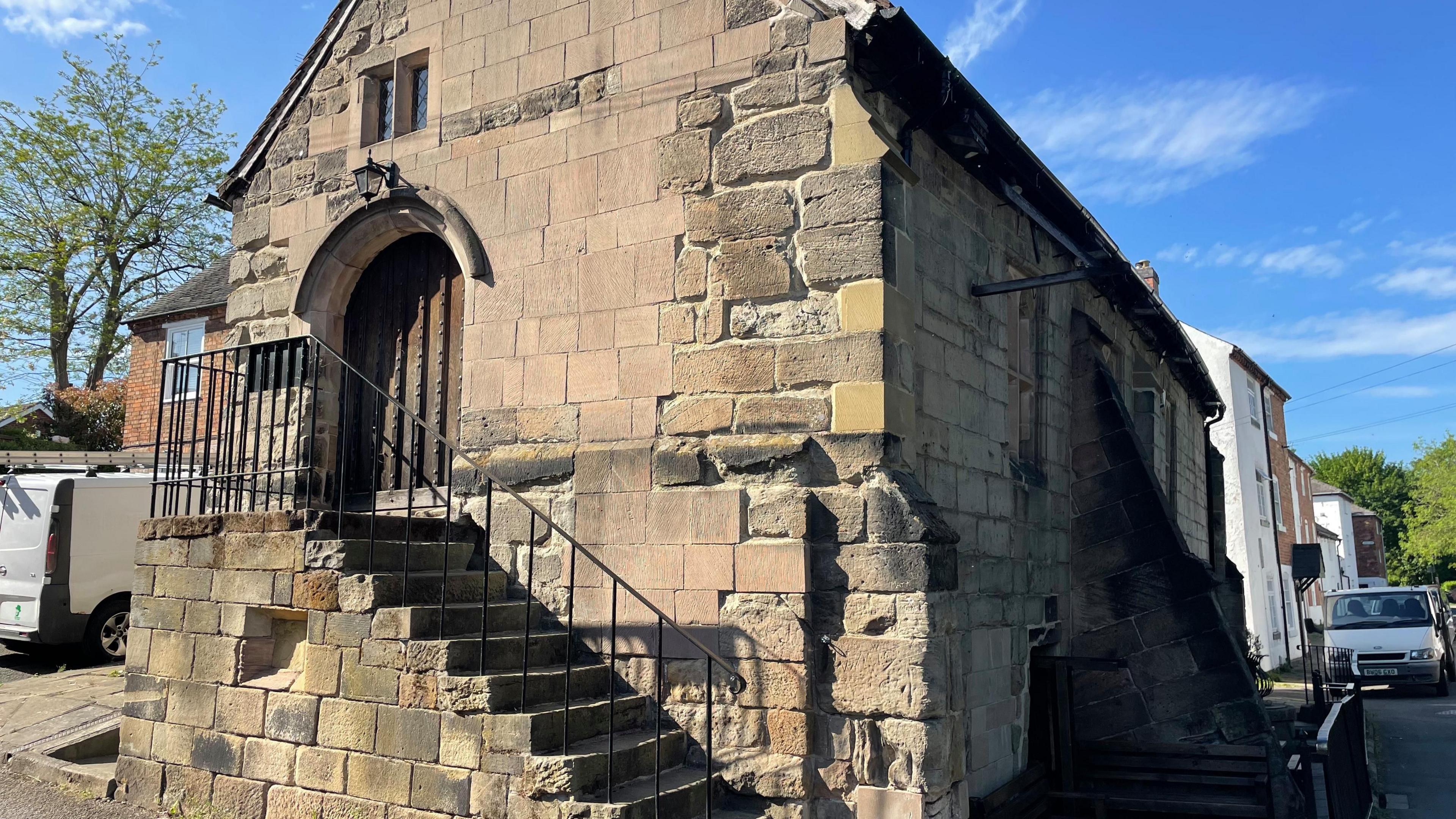 External photo of the Abbey pub in Darley Abbey.