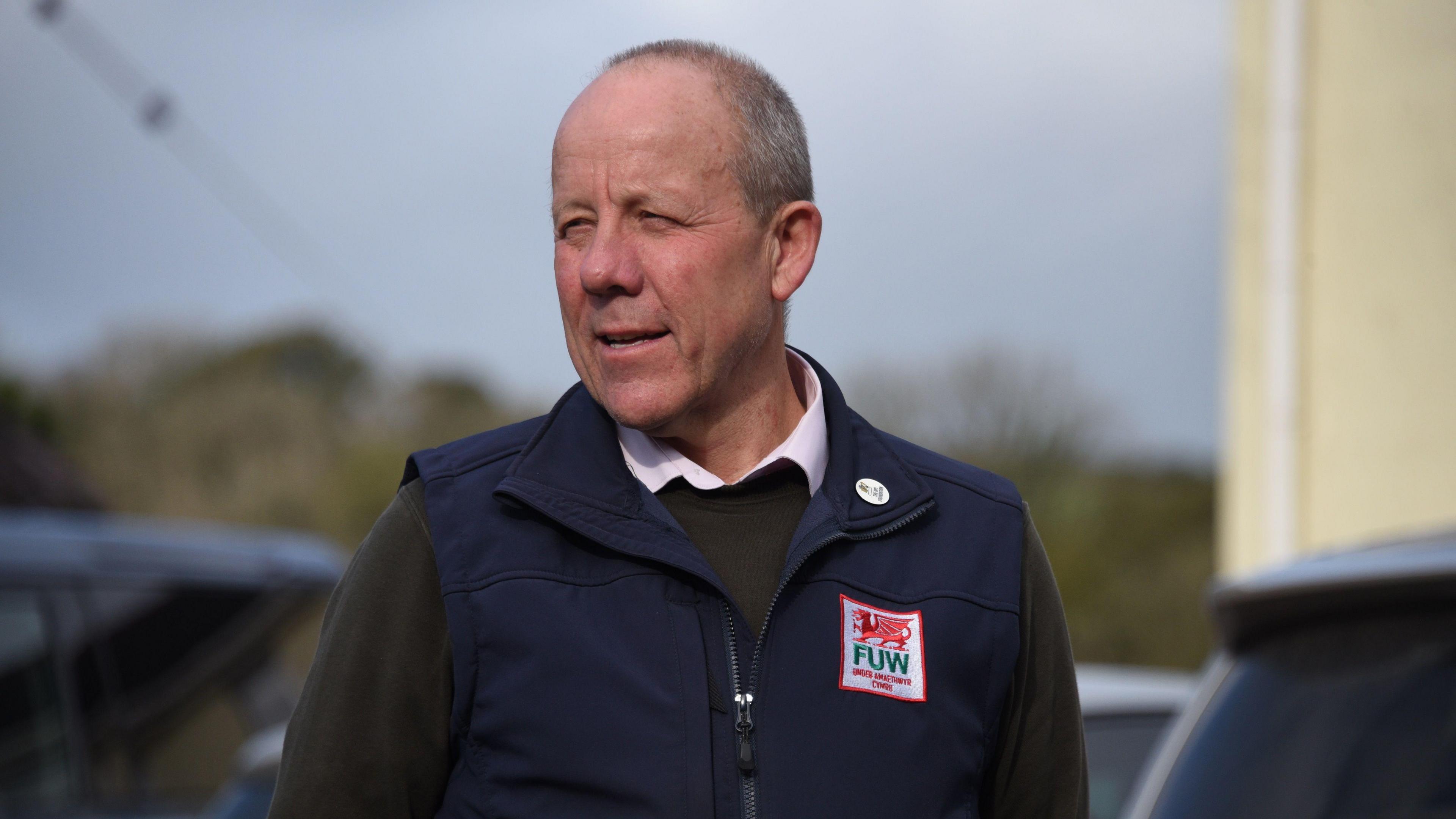 Ian Rickman, president of the Farmers' Union of Wales