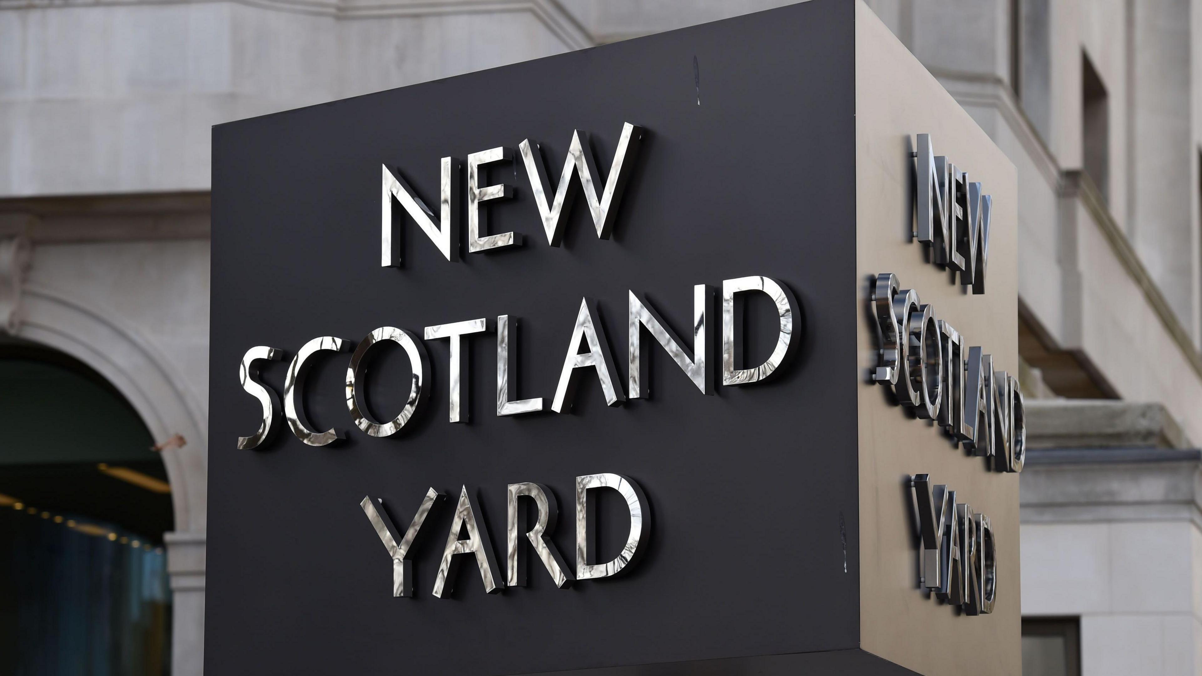 New Scotland Yard sign