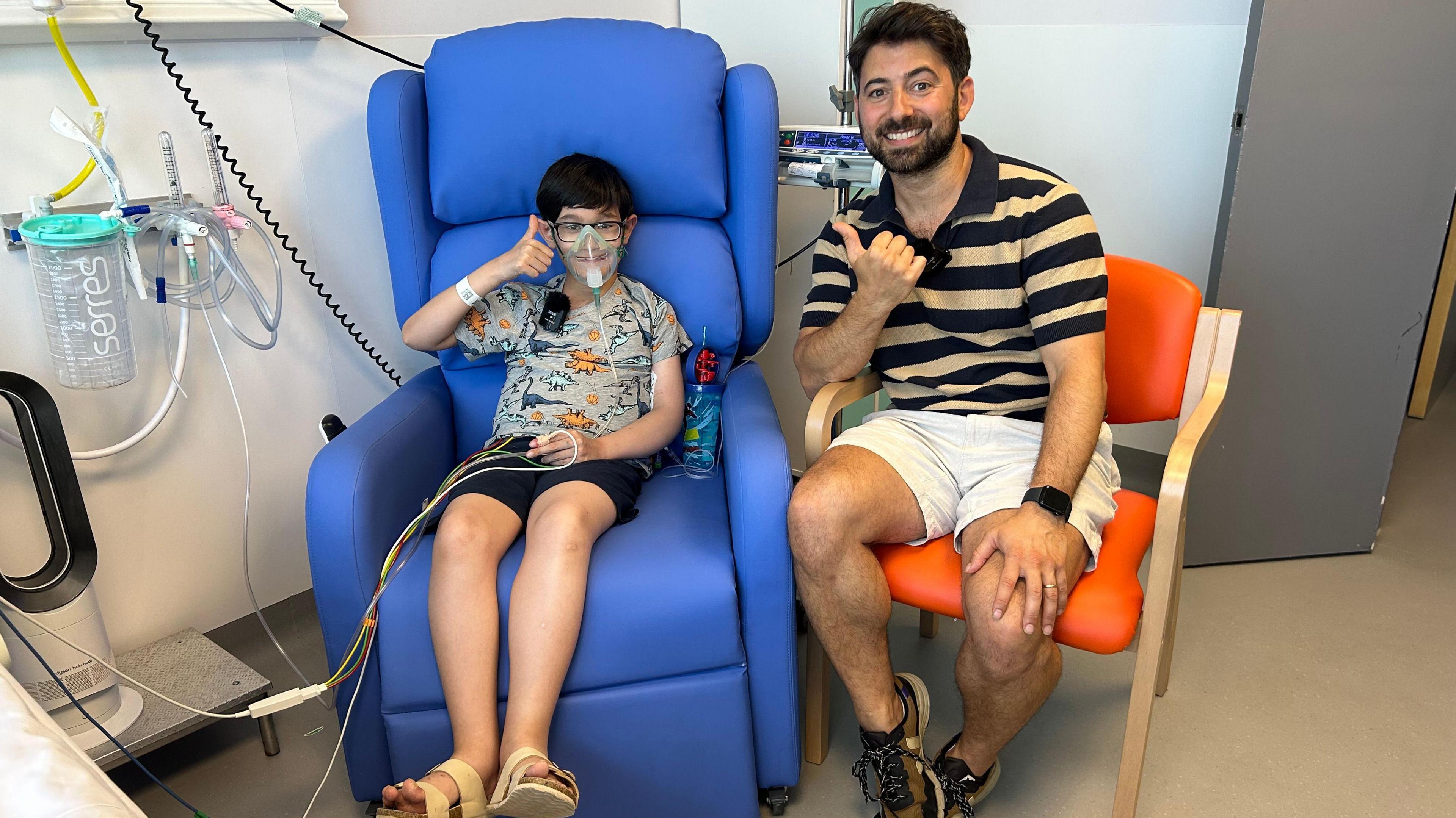 Ejran and Ricky Boleto at Evelina hospital
