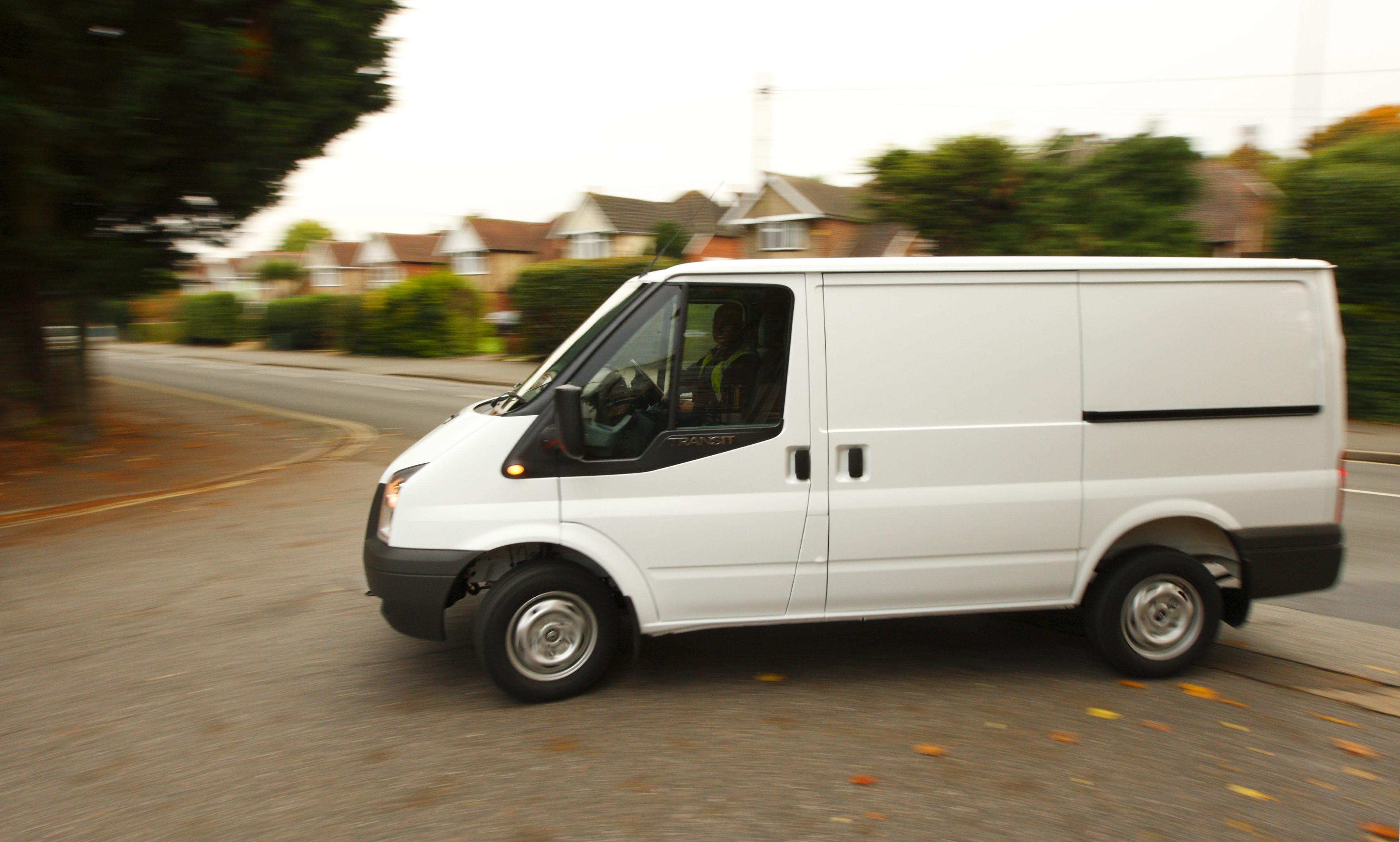 A white van