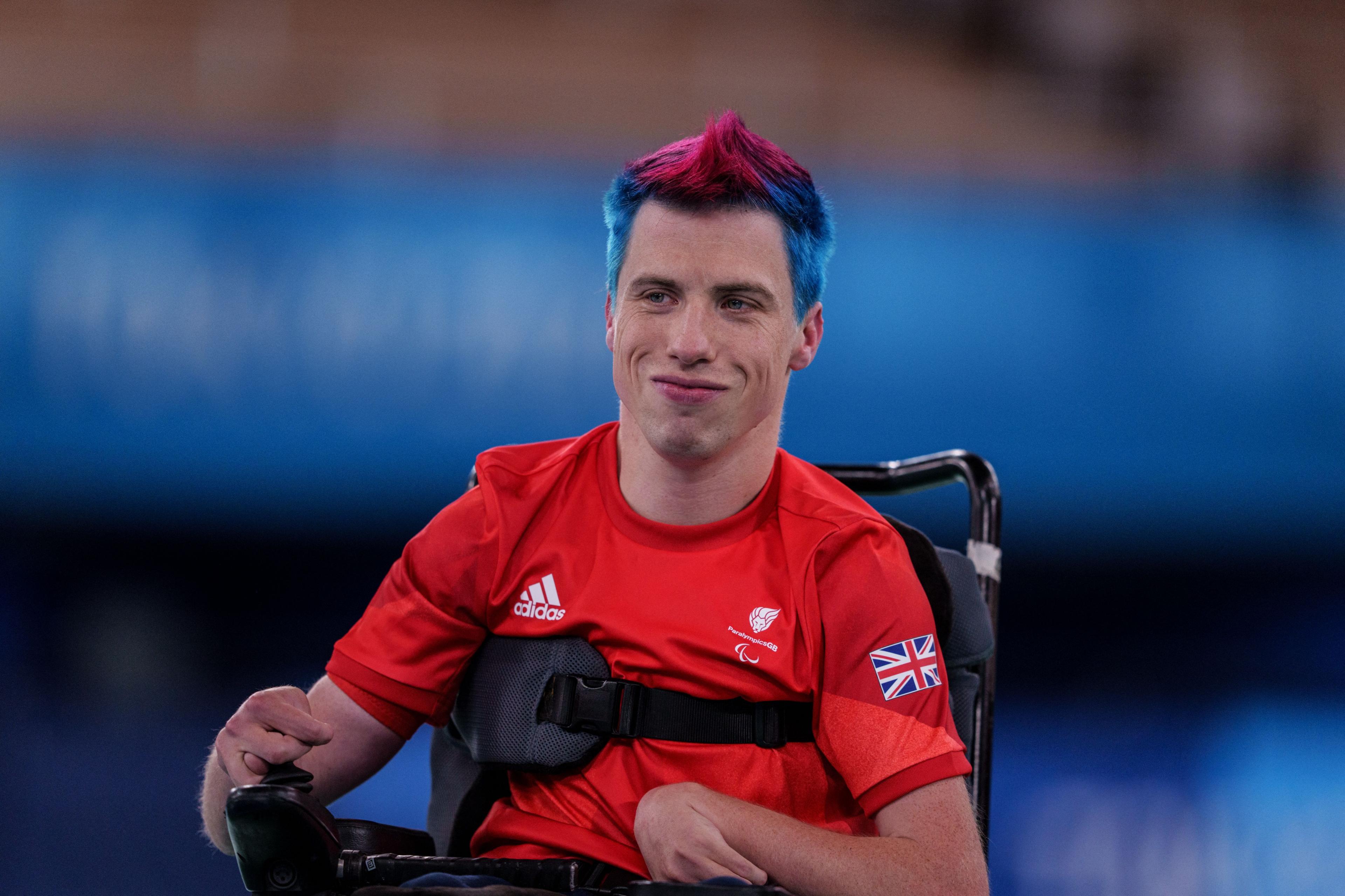 Five-time Paralympic boccia medallist David Smith