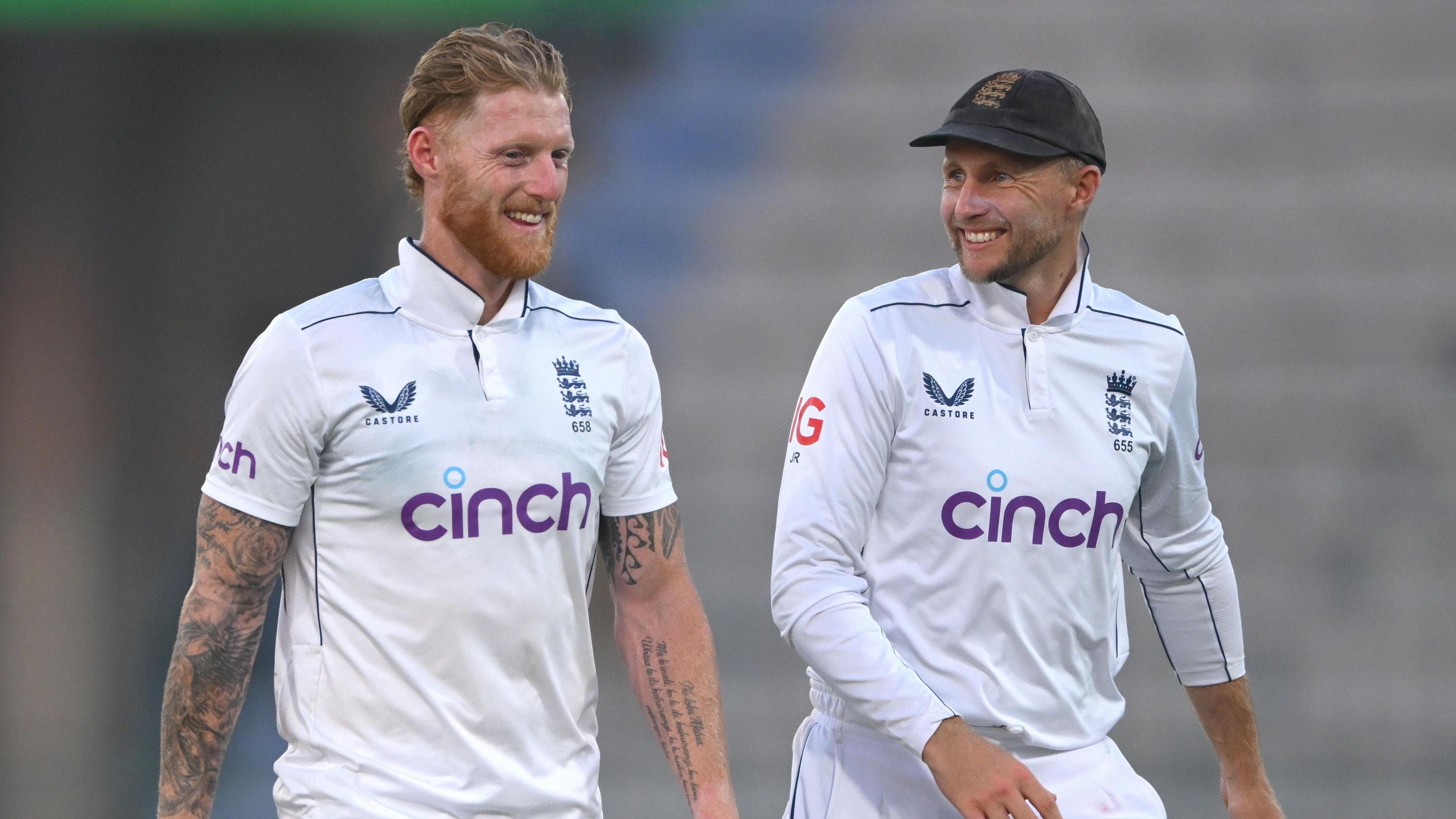 England captain Ben Stokes and Joe Root