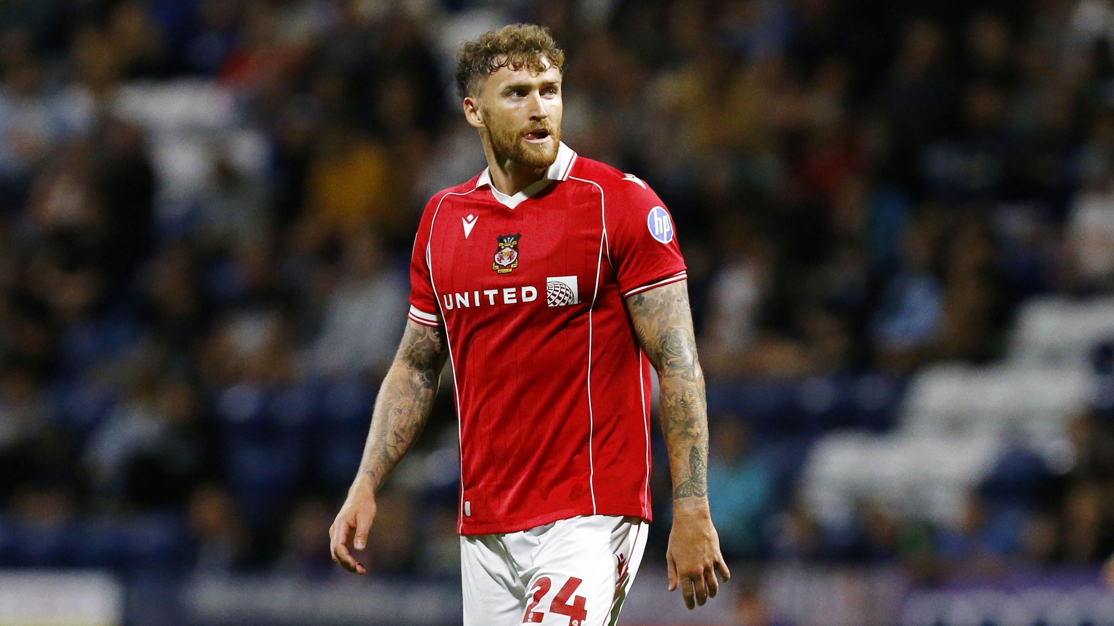 Wrexham defender Dan Scarr