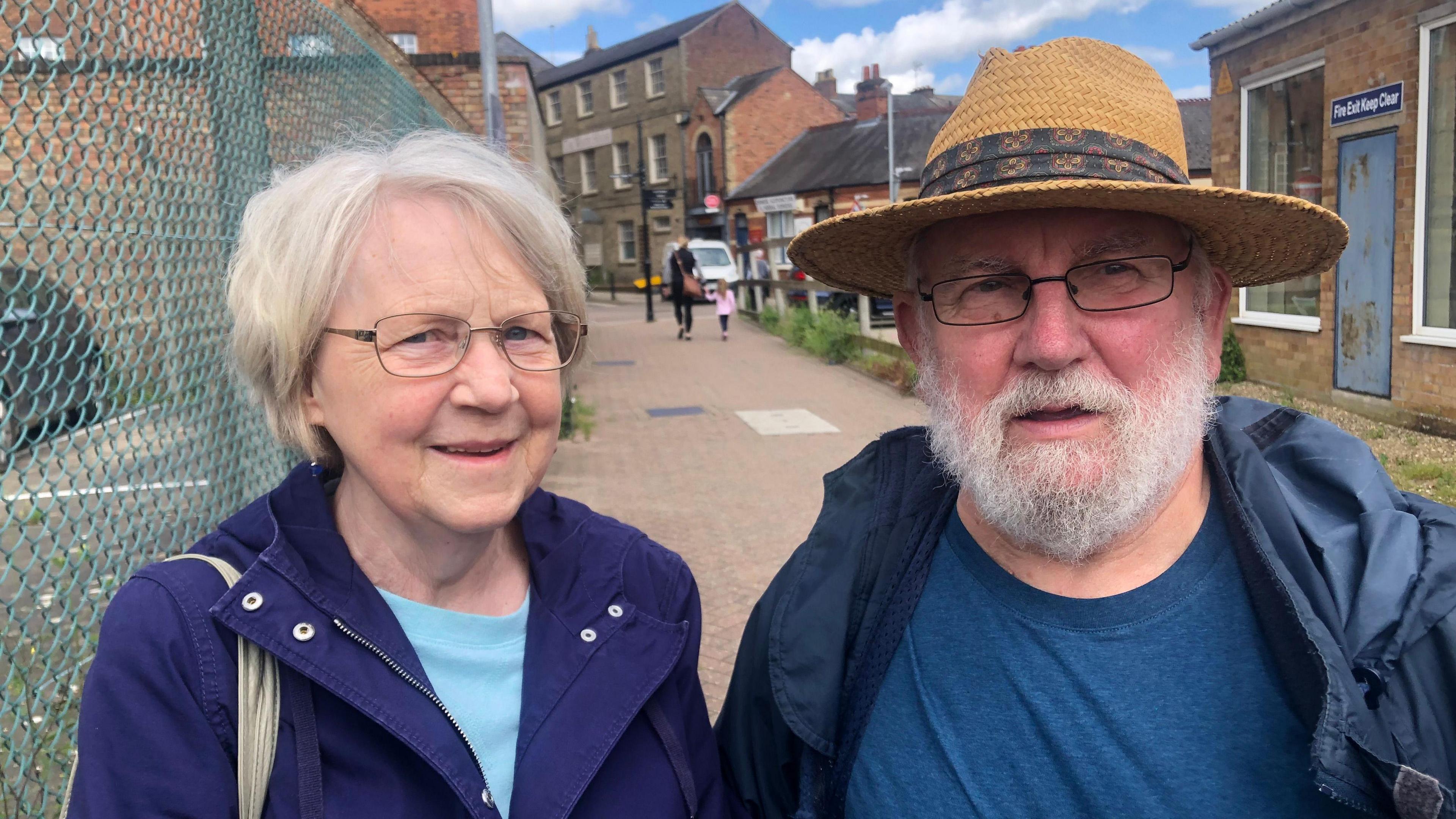 Marian and Ken Shelley in Wisbech