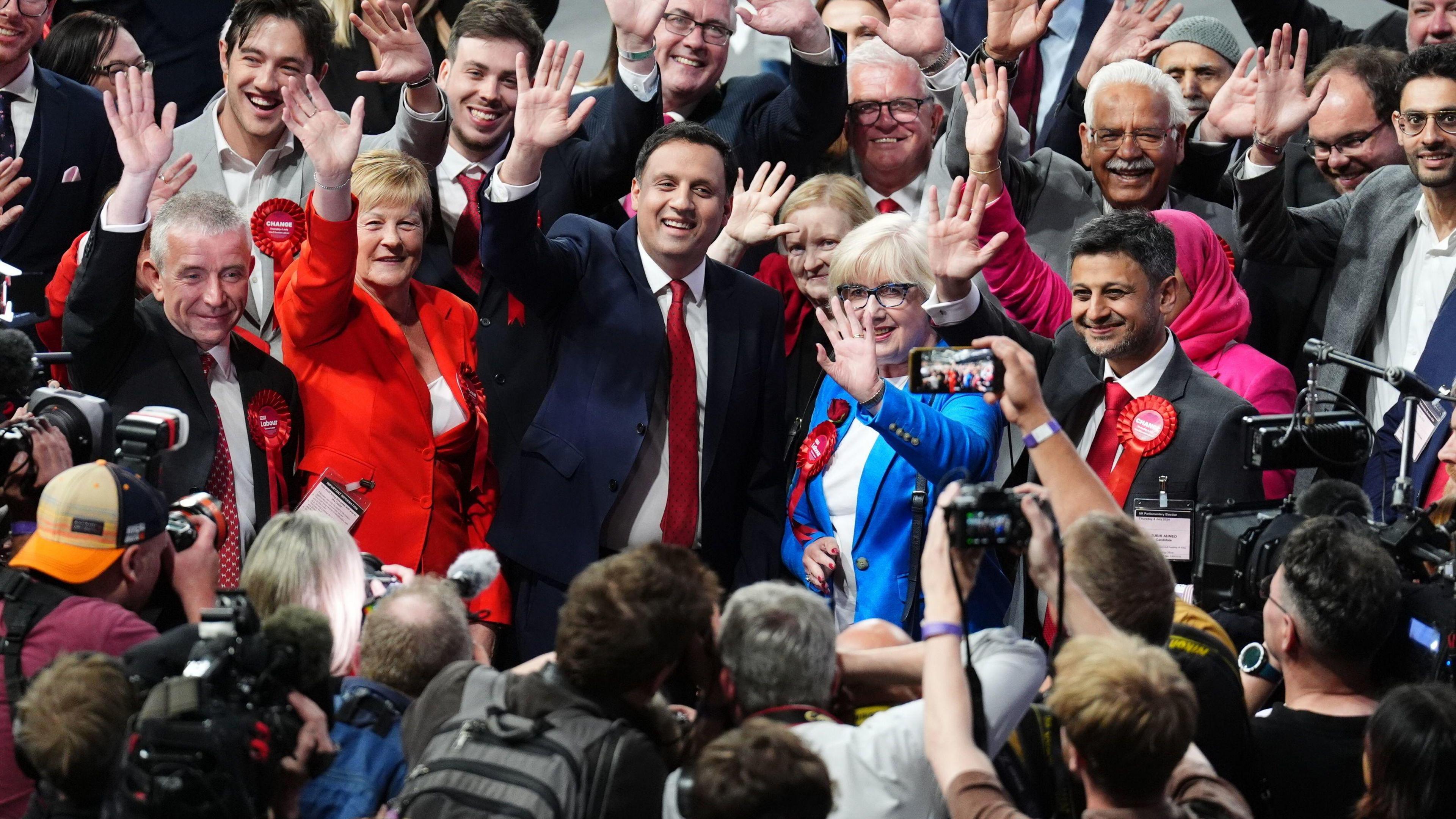 Scottish Labour leader Anas Sarwar at Emirates Arena in Glasgow, during the count for Glasgow Central and Glasgow South constituencies in the 2024 General Election