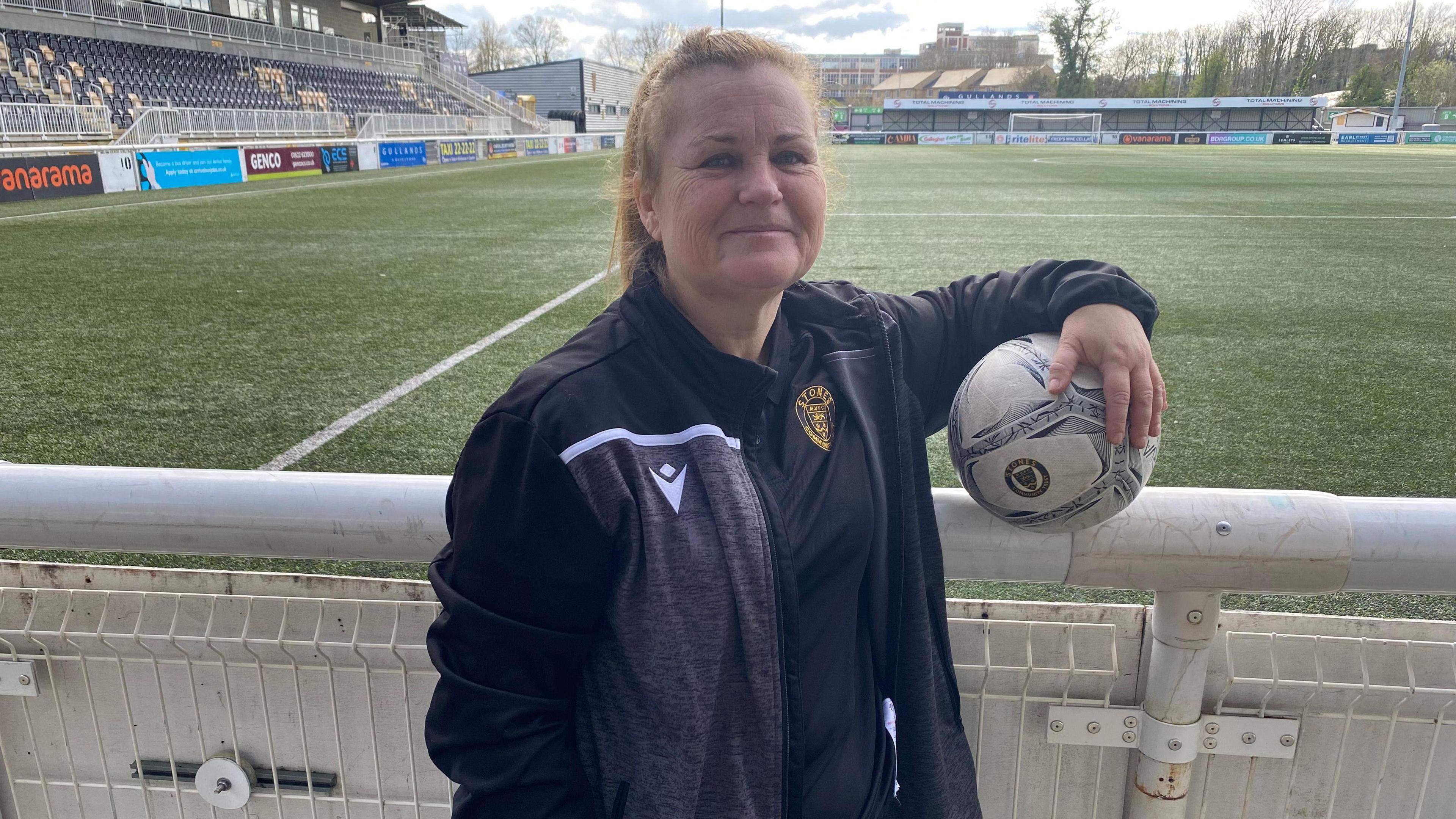 Lorraine Humm at the Gallagher Stadium