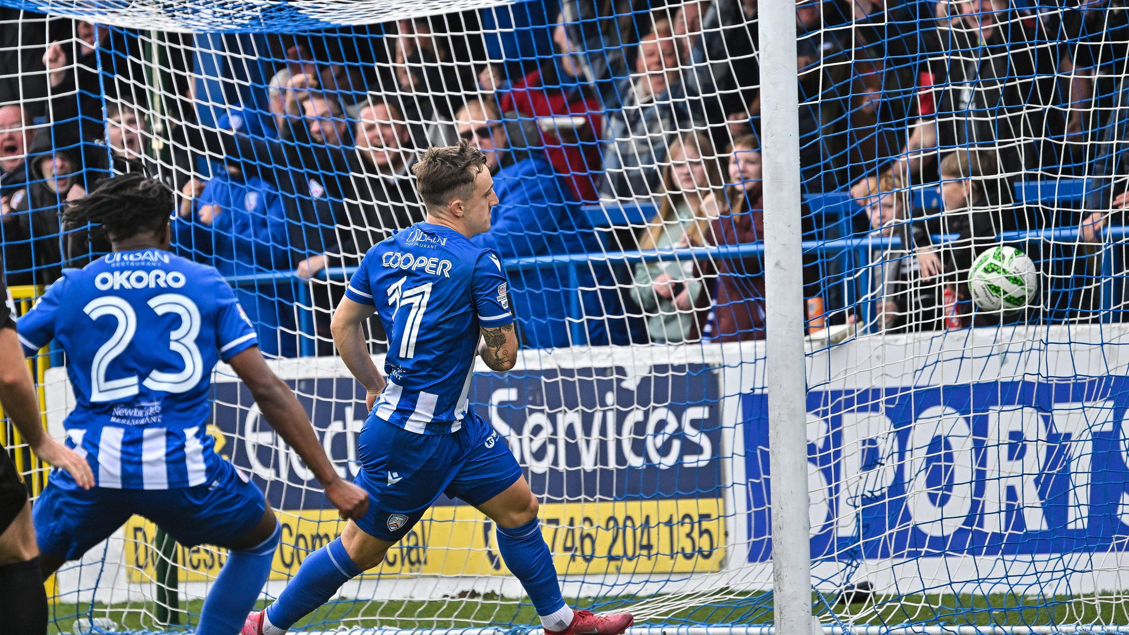 Joel Cooper scores