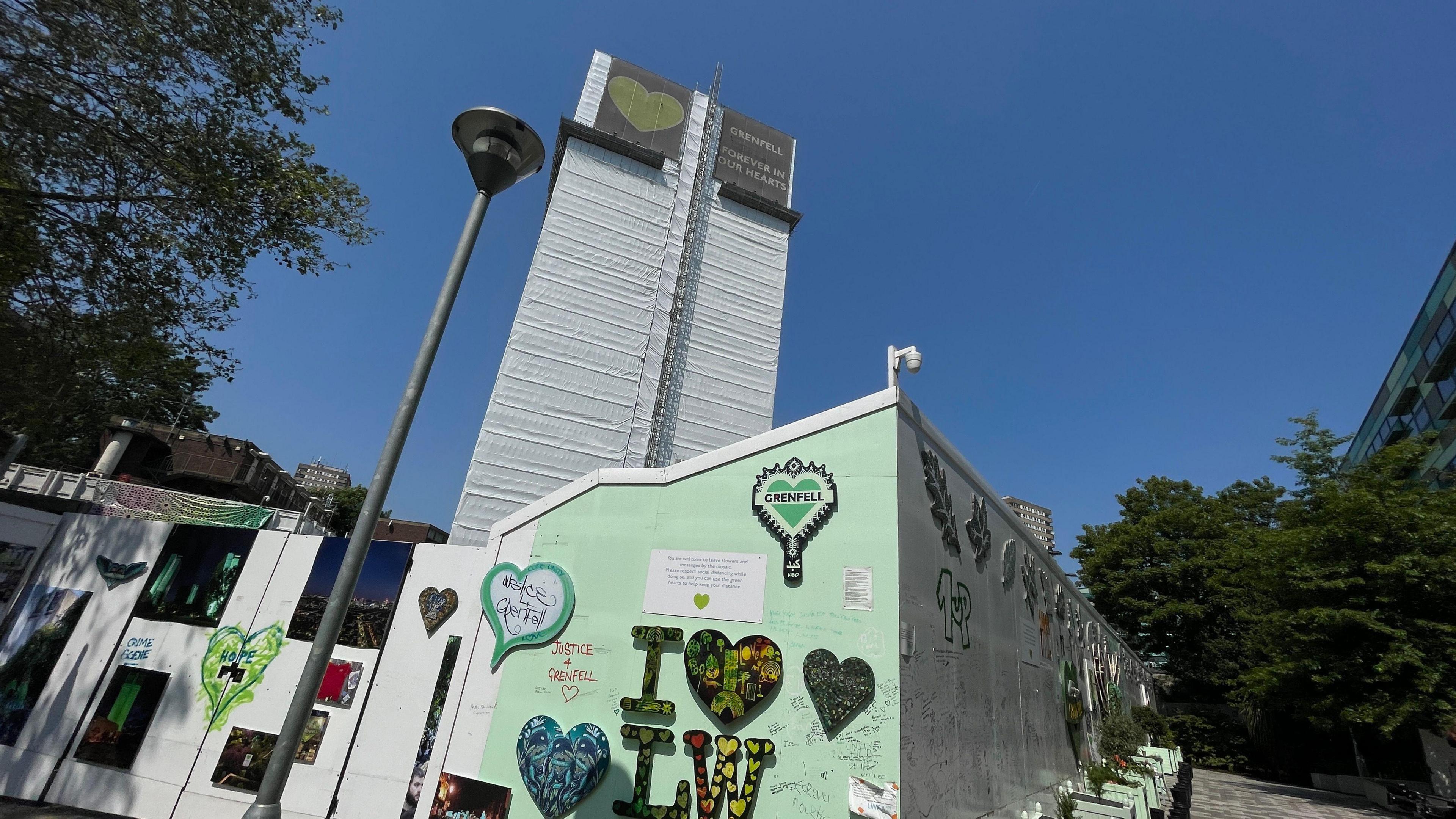 Grenfell tower hoarding