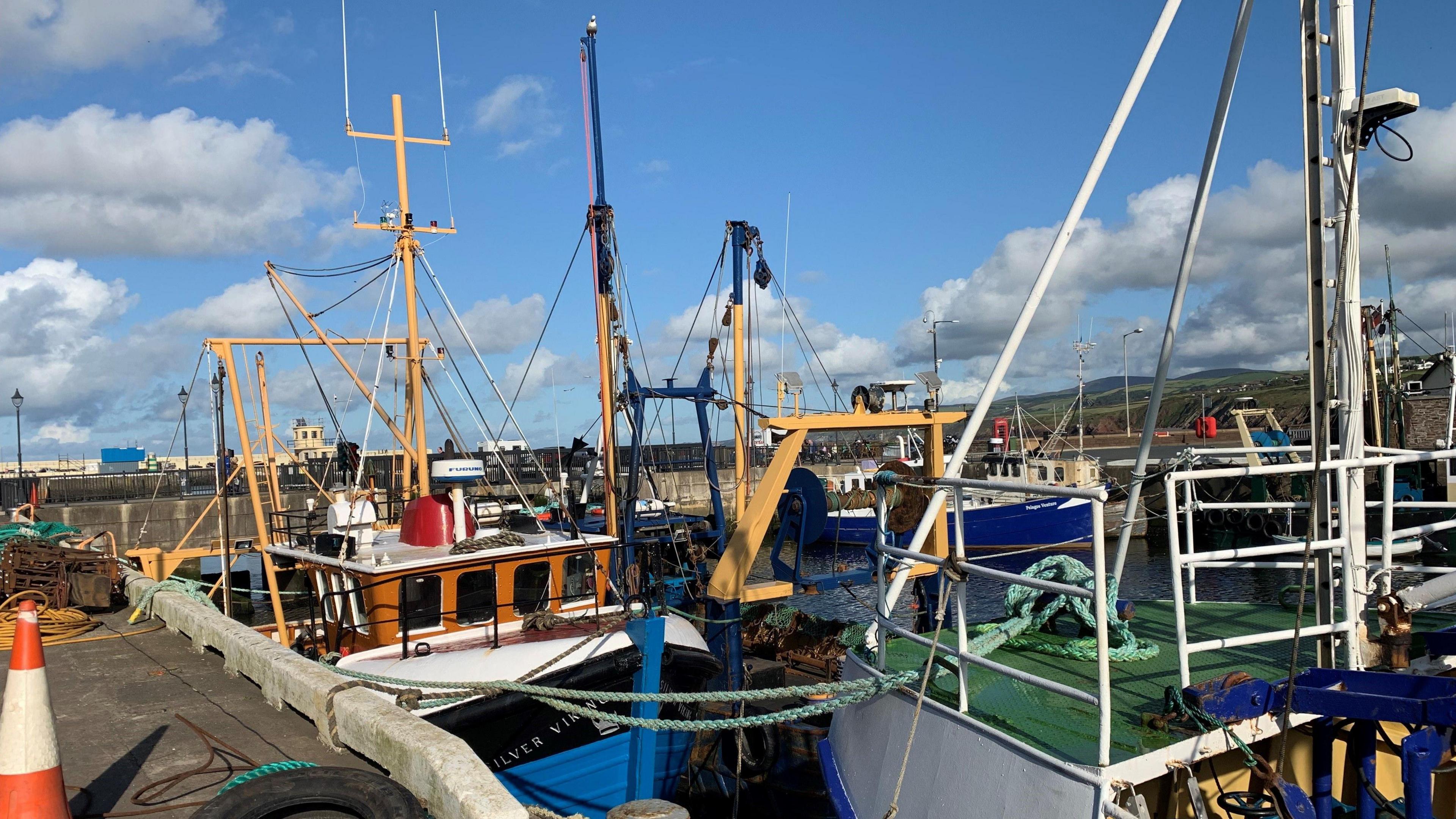 Isle of Man fishing boats