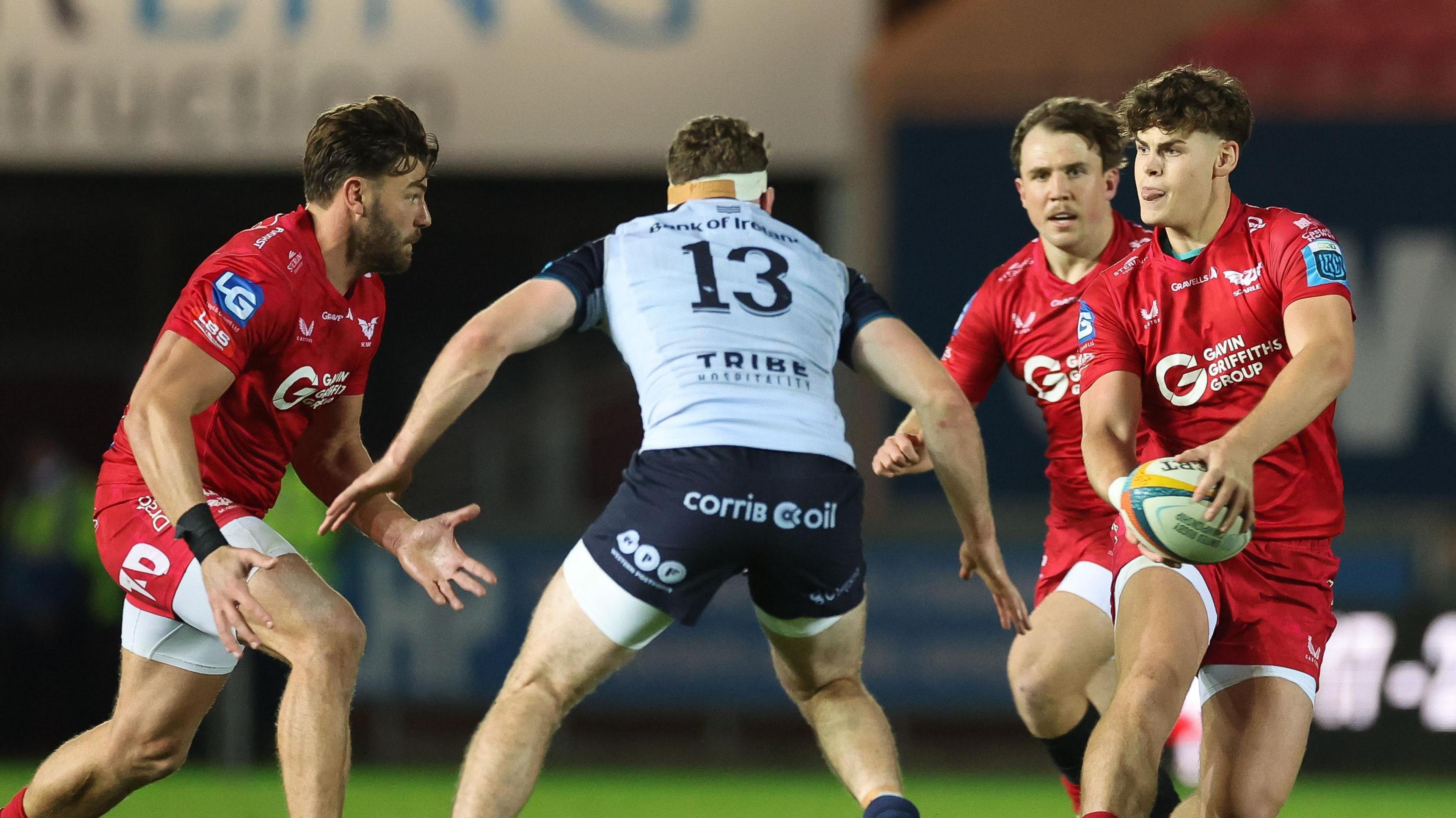 Johnny Williams and Eddie James against Connacht