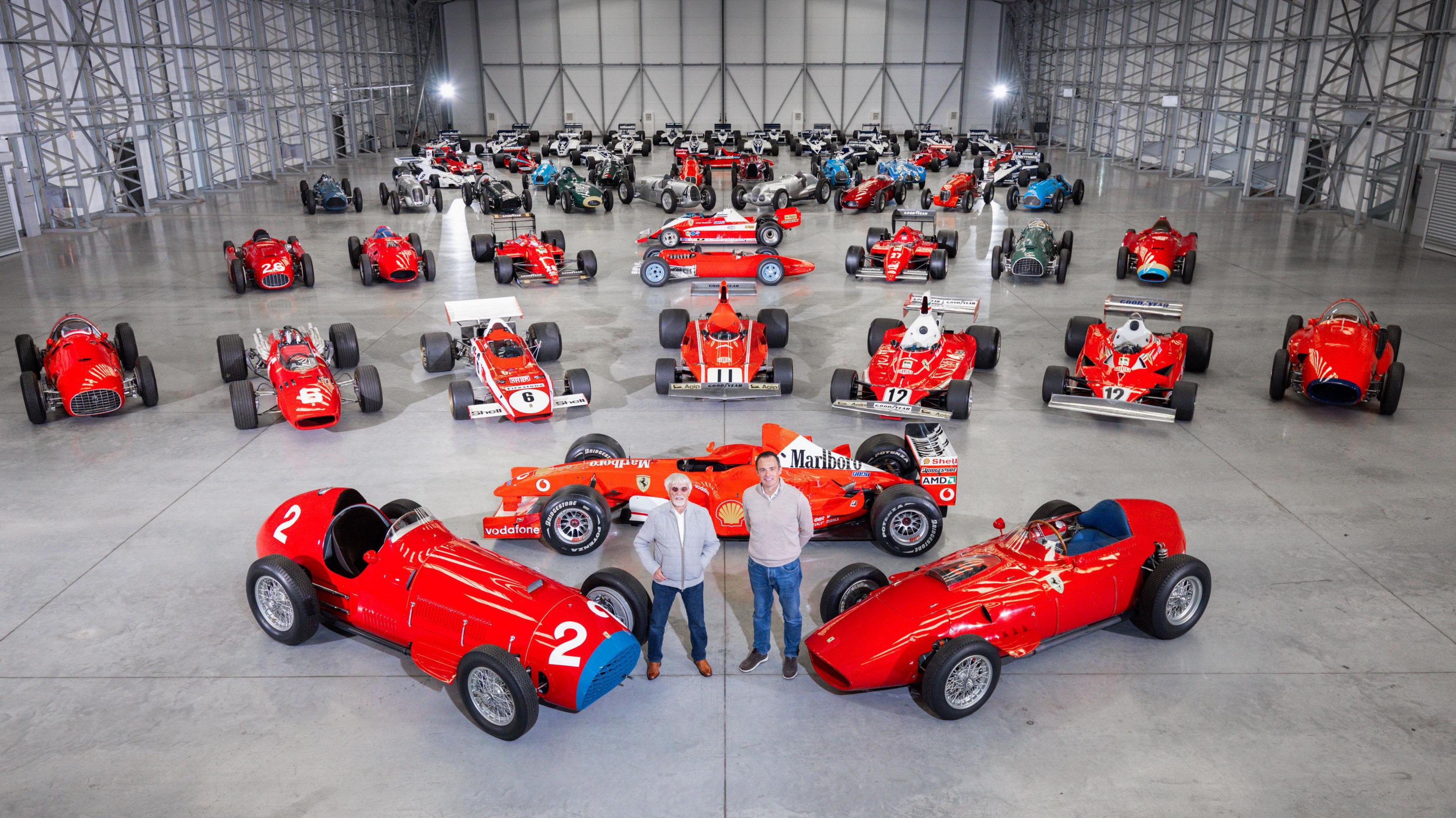 Ecclestone and his car collection